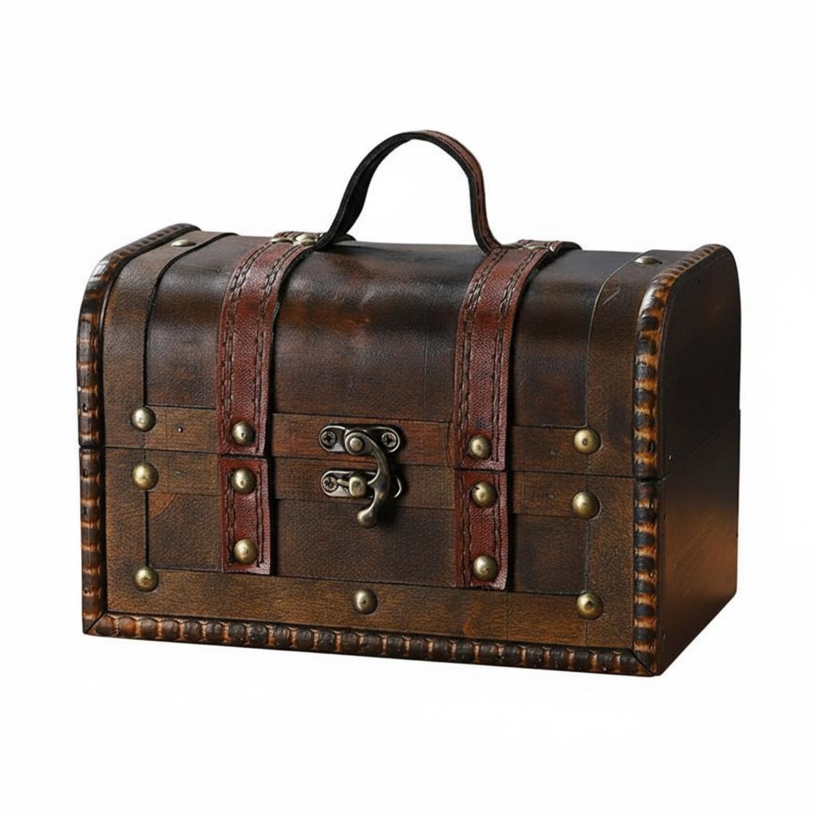 Lockable Wooden Treasure Chest