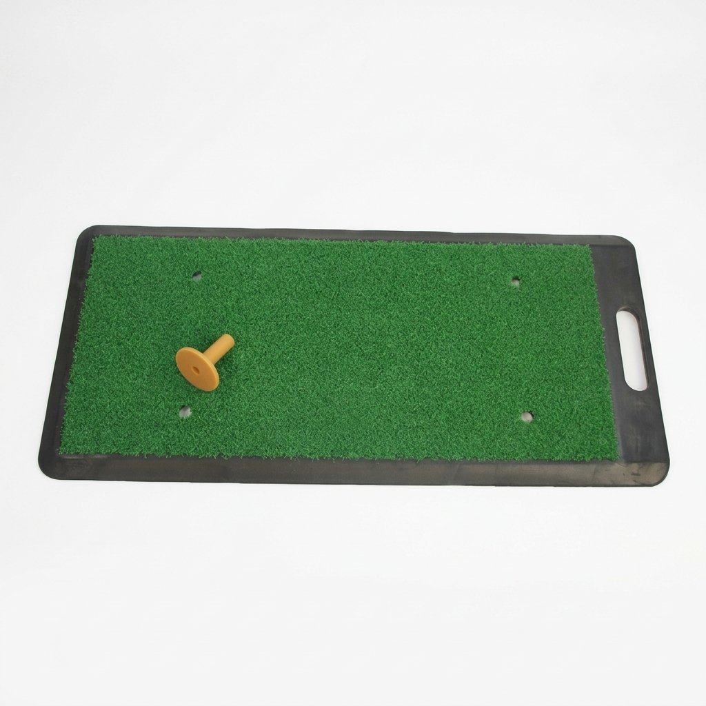 Golf Practice Mat – 2 Styles: Portable Beveled