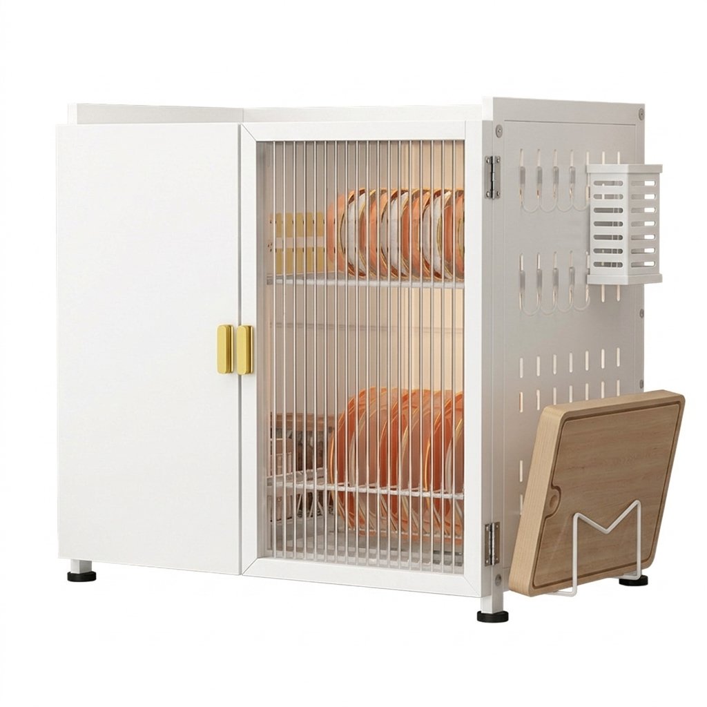 Kitchen Dish Drying Rack – Ivory