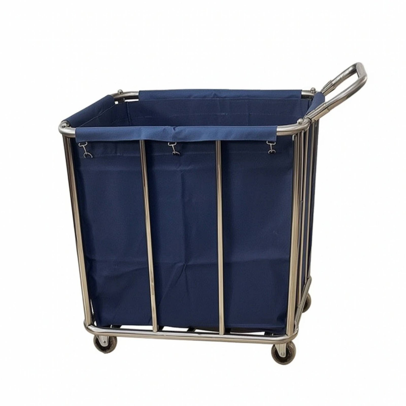 Stainless Steel Linen Cart – Armrest