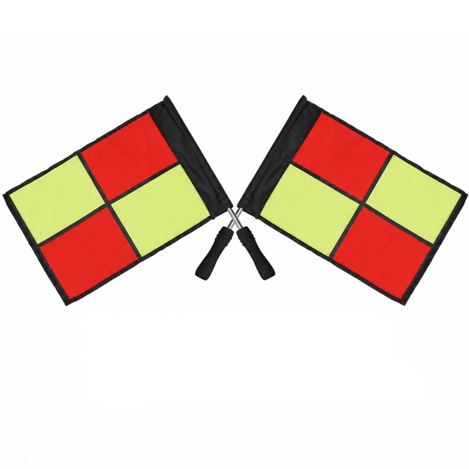 2-Piece Referee Flags with Carrying Bag