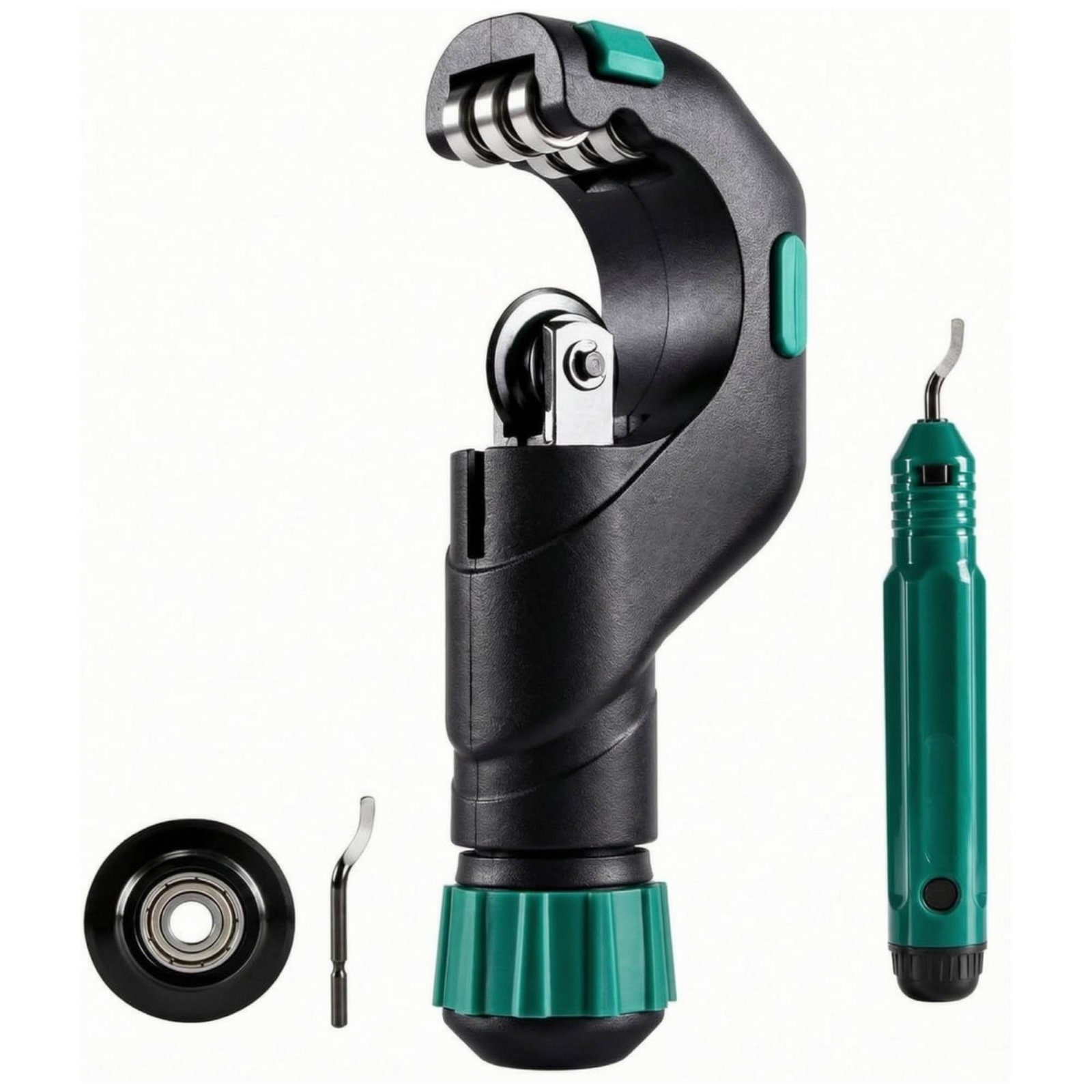 Handheld Tube Cutter with Deburring Tool