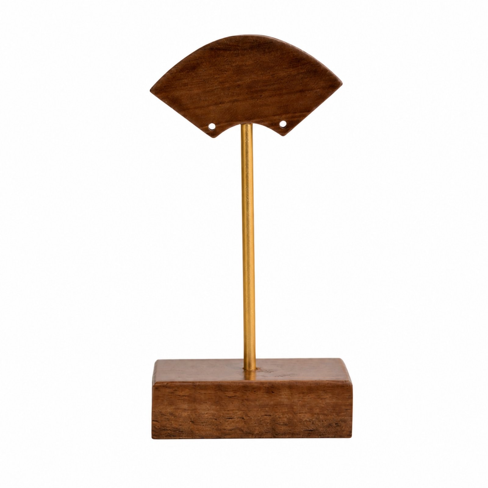 Wood Earring Display Rack – Fan Shadow Low