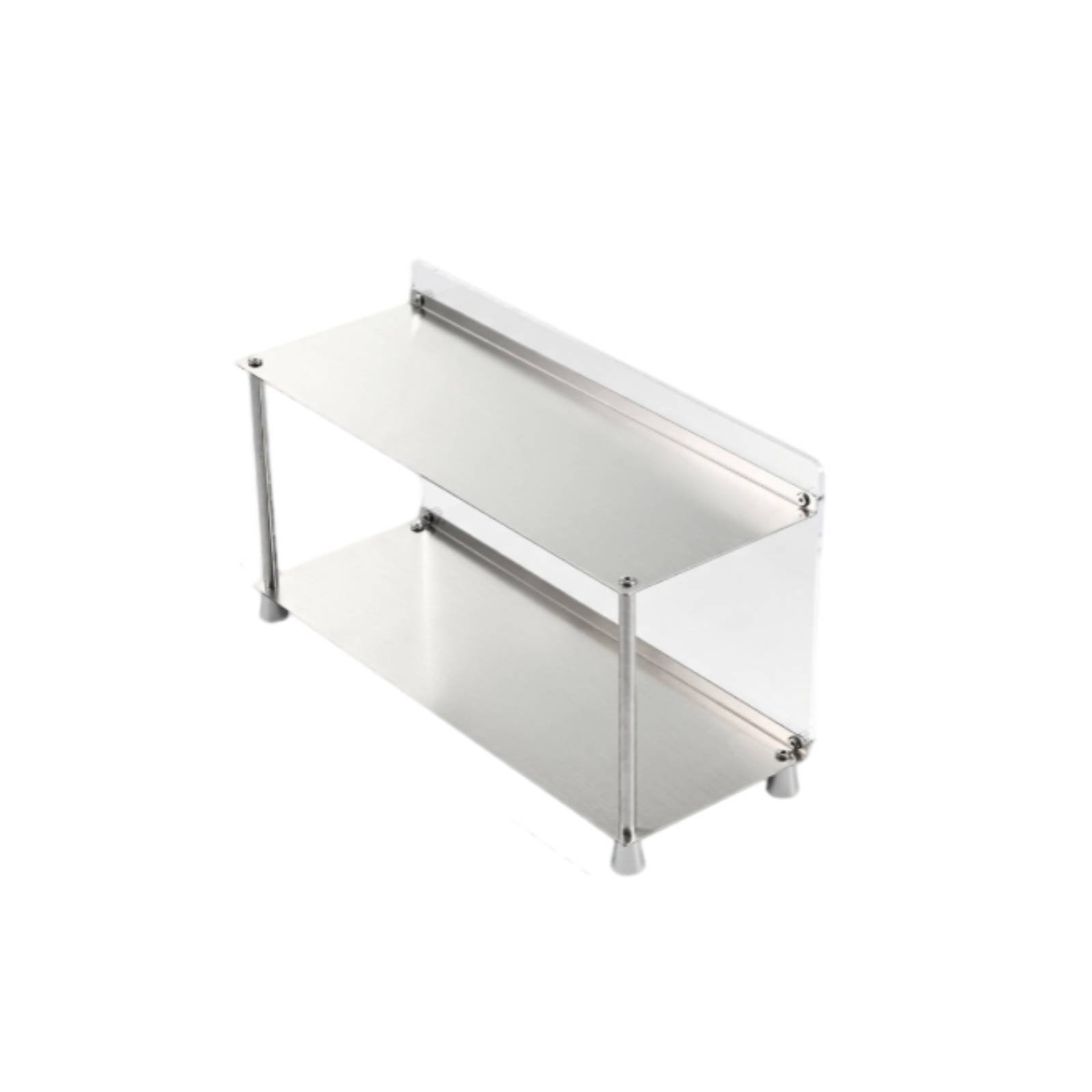 Stainless Steel Desktop Storage Rack – Transparent