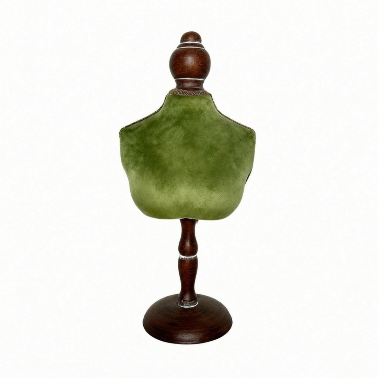 Wooden Jewelry Display Bust