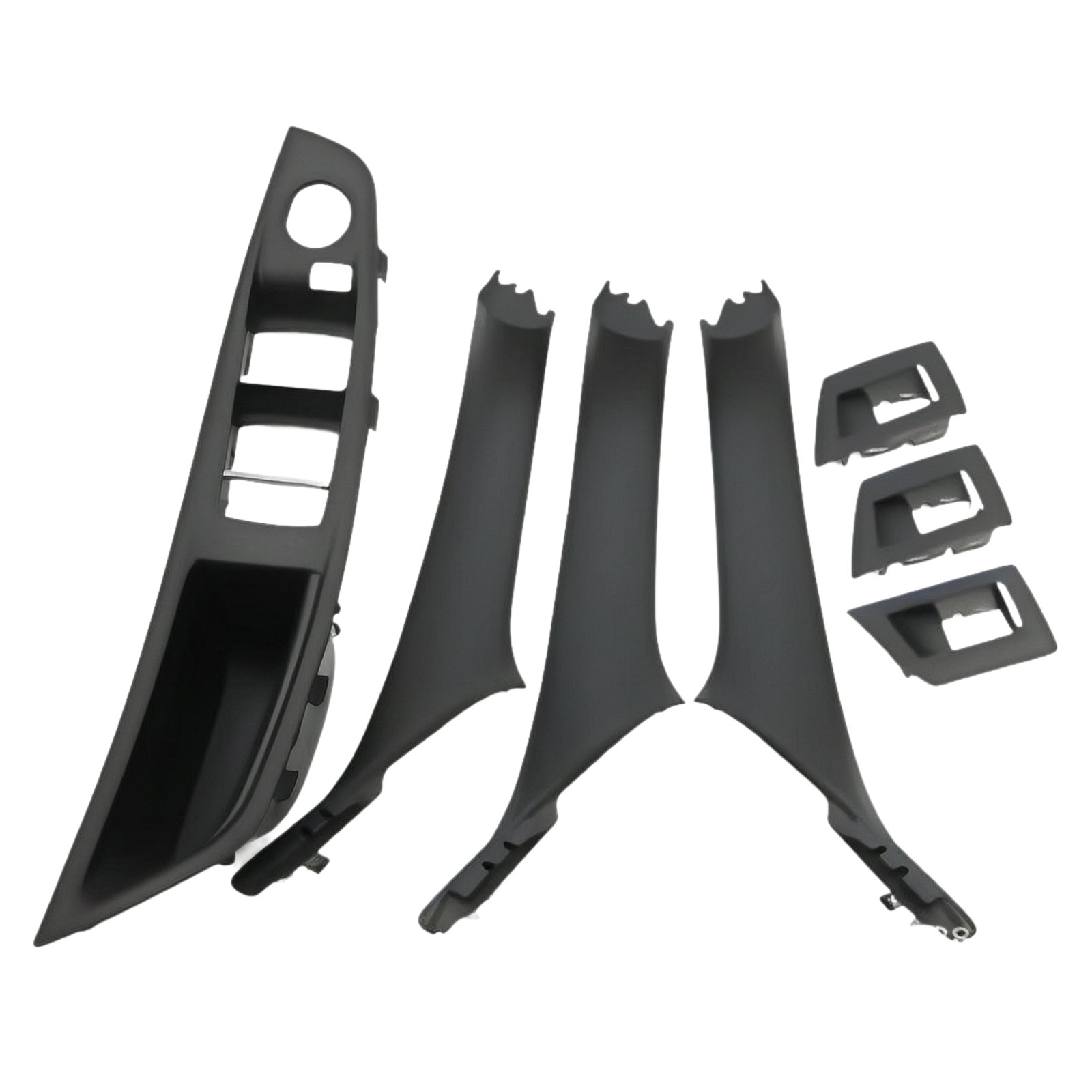 7-Piece Matte Black Door Molding