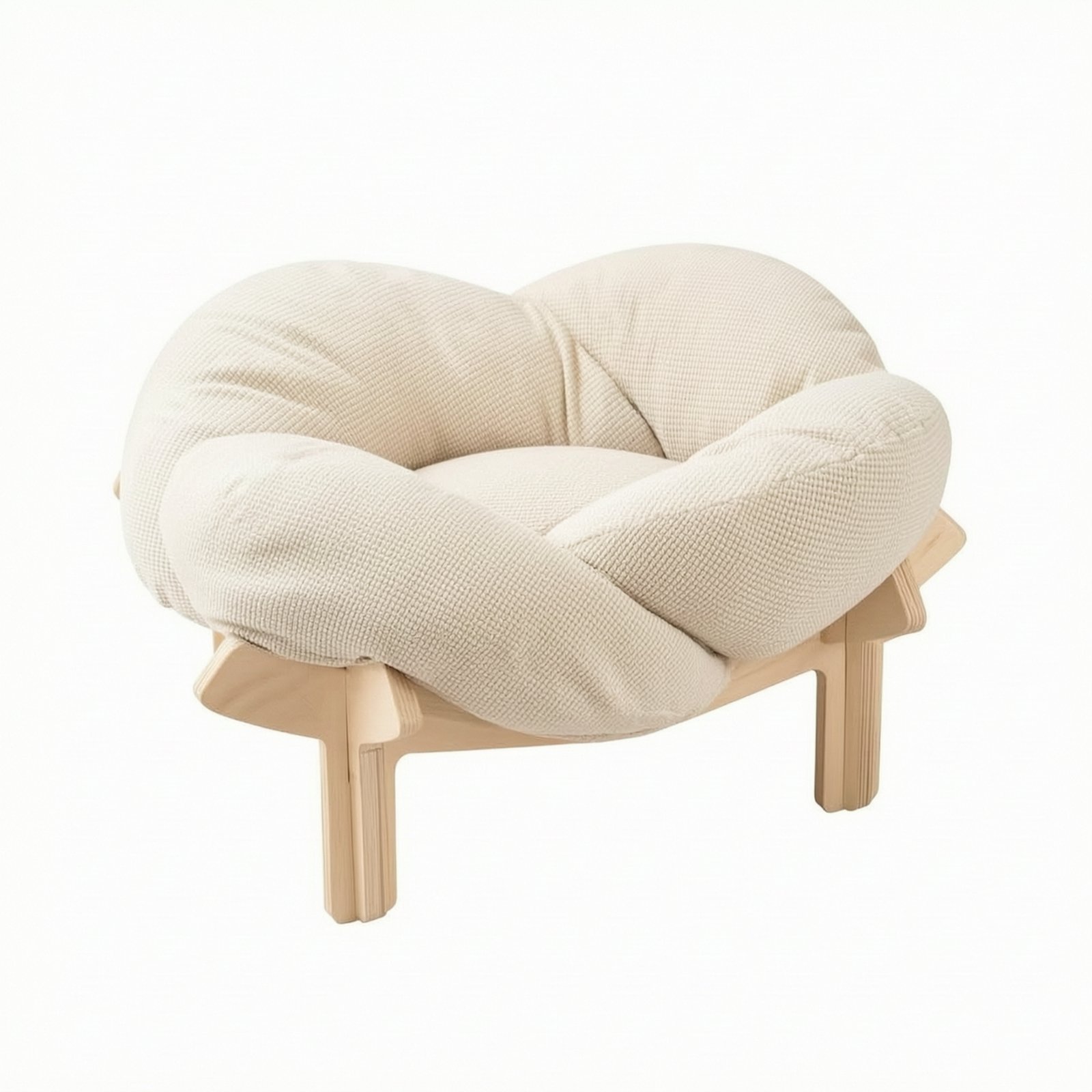 Wooden Base Cat Sofa