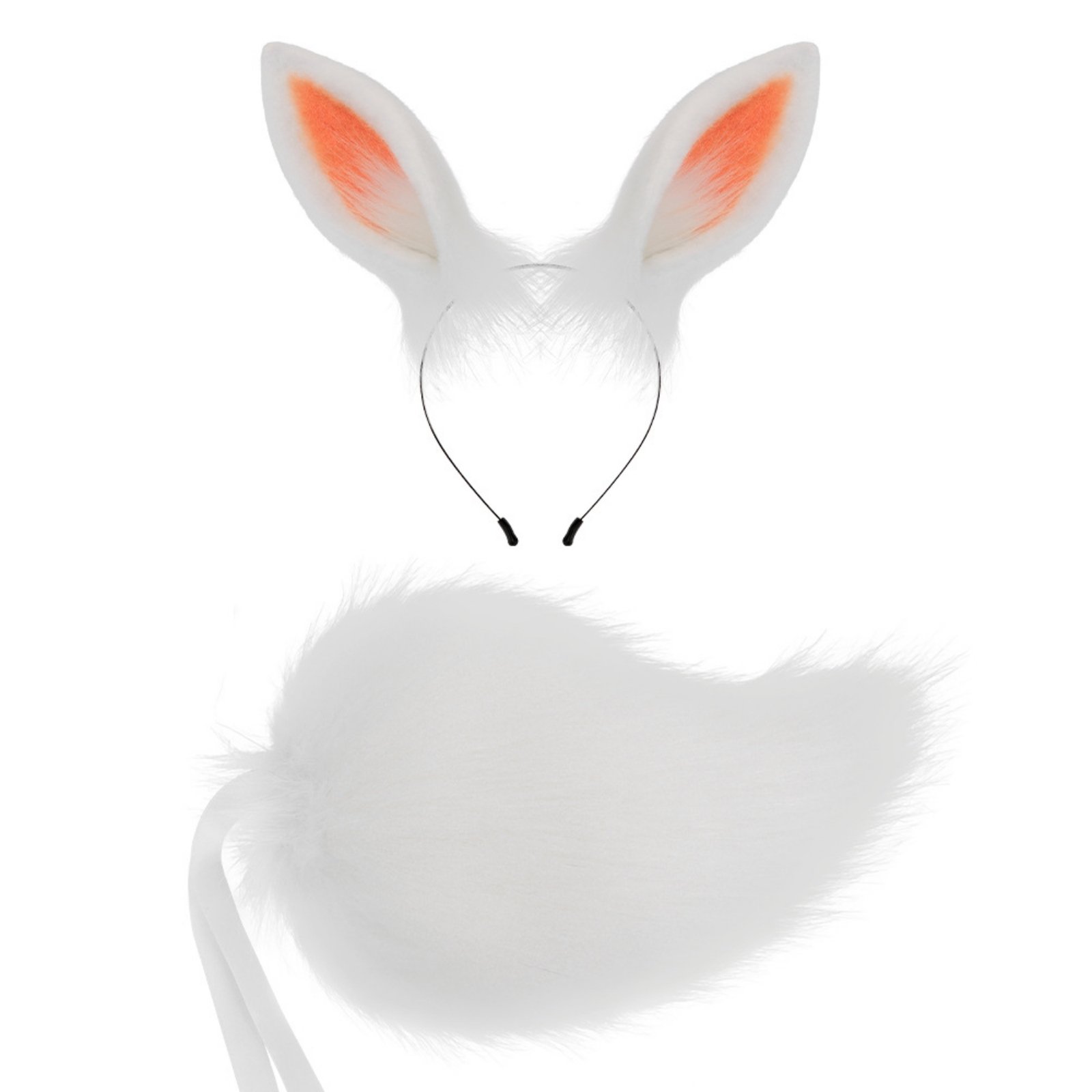Animal Ear Headband with Tail