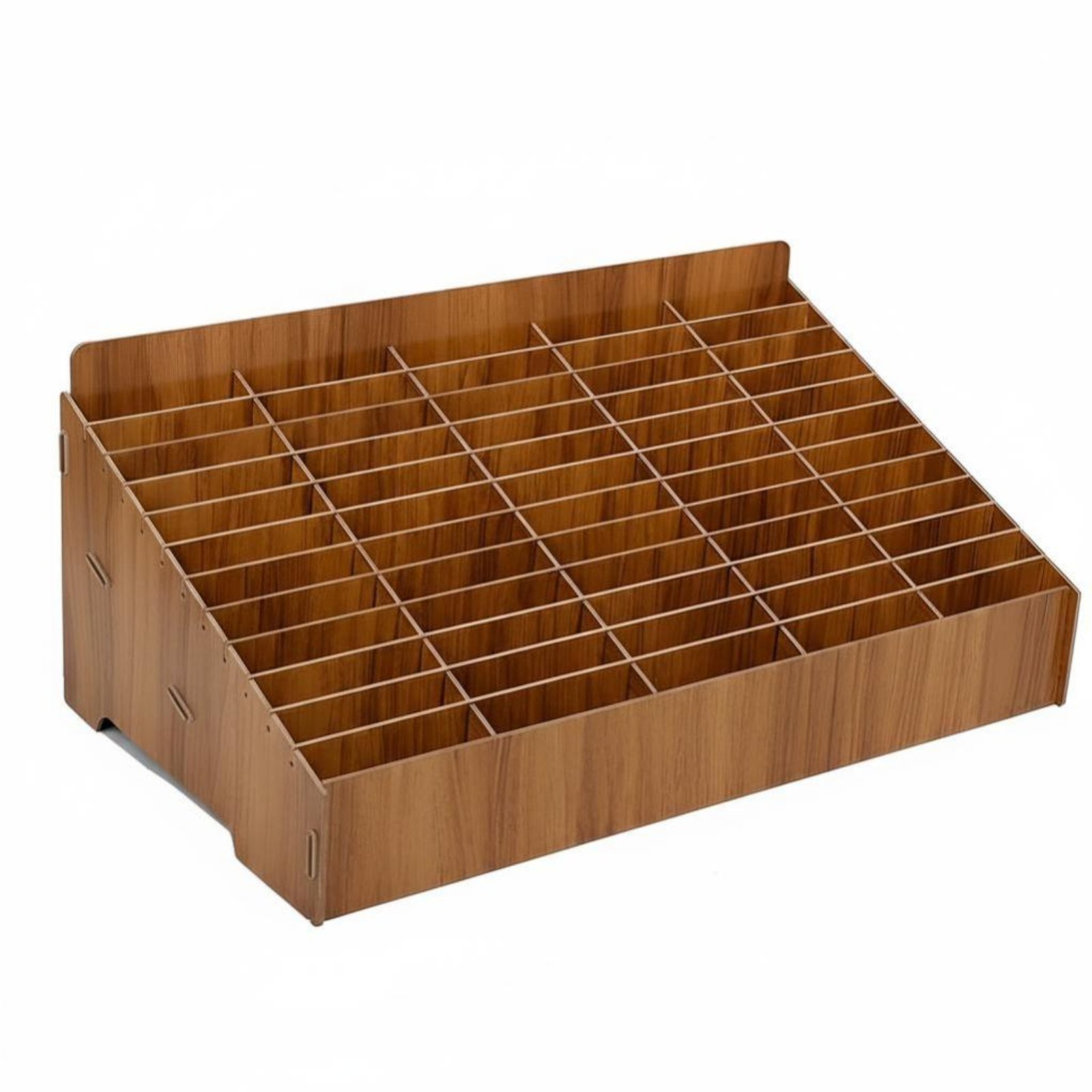 Wooden Desktop Organizer – Teak
