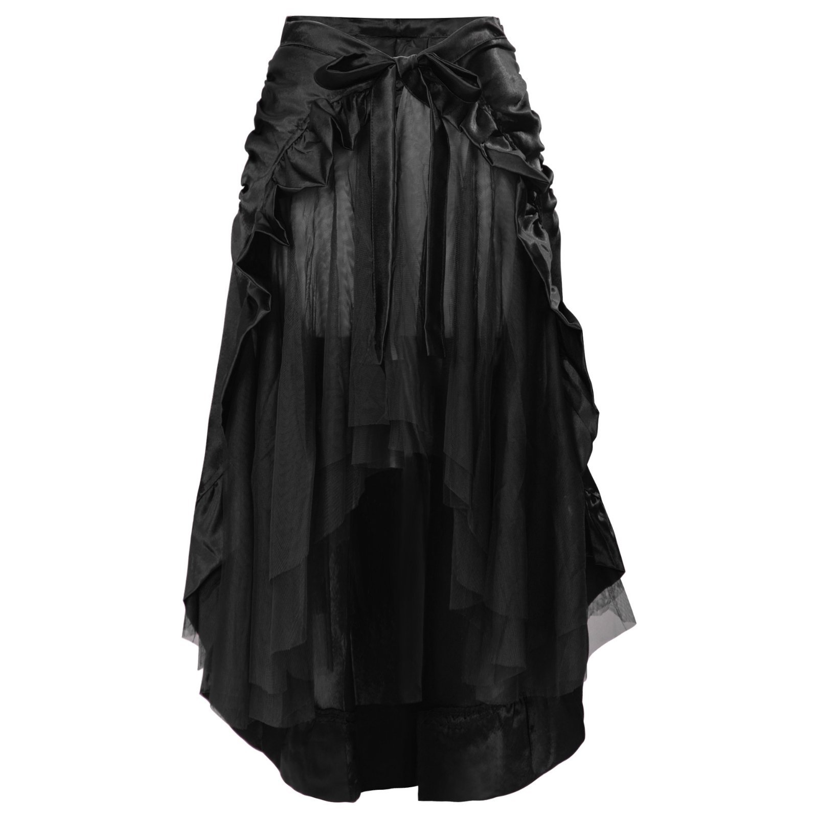 High Waisted Asymmetrical Skirt