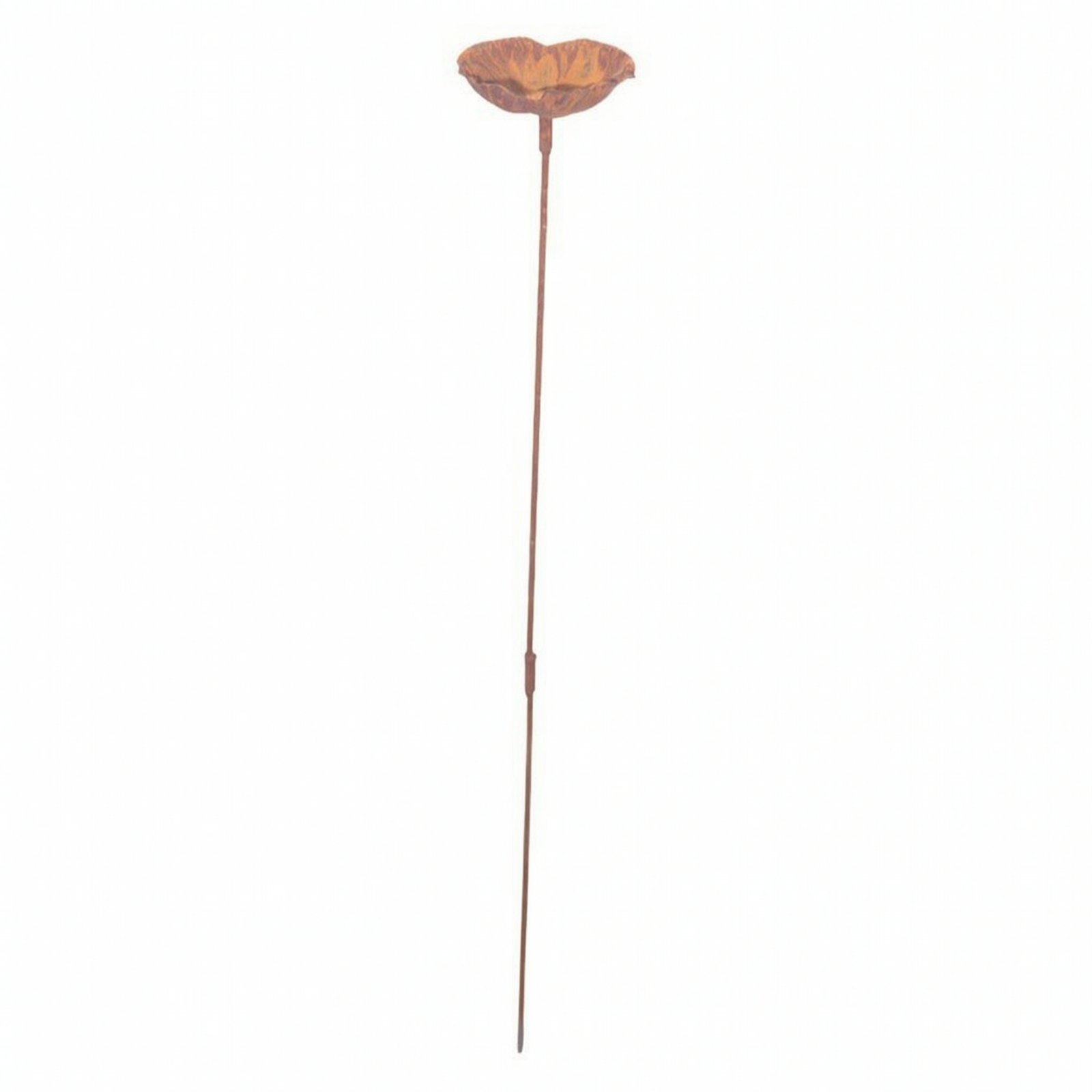 Metal Garden Stake with Bowl