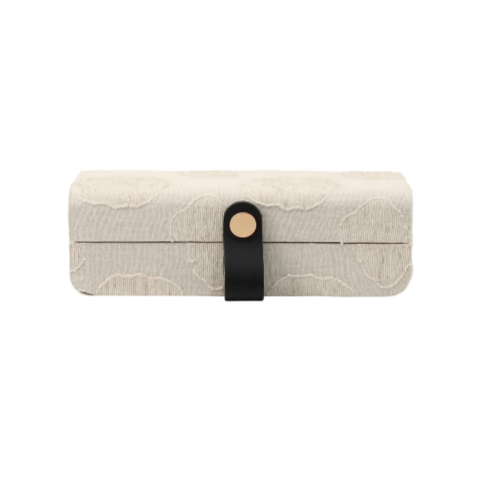 Textured Jewelry Box with Clasp