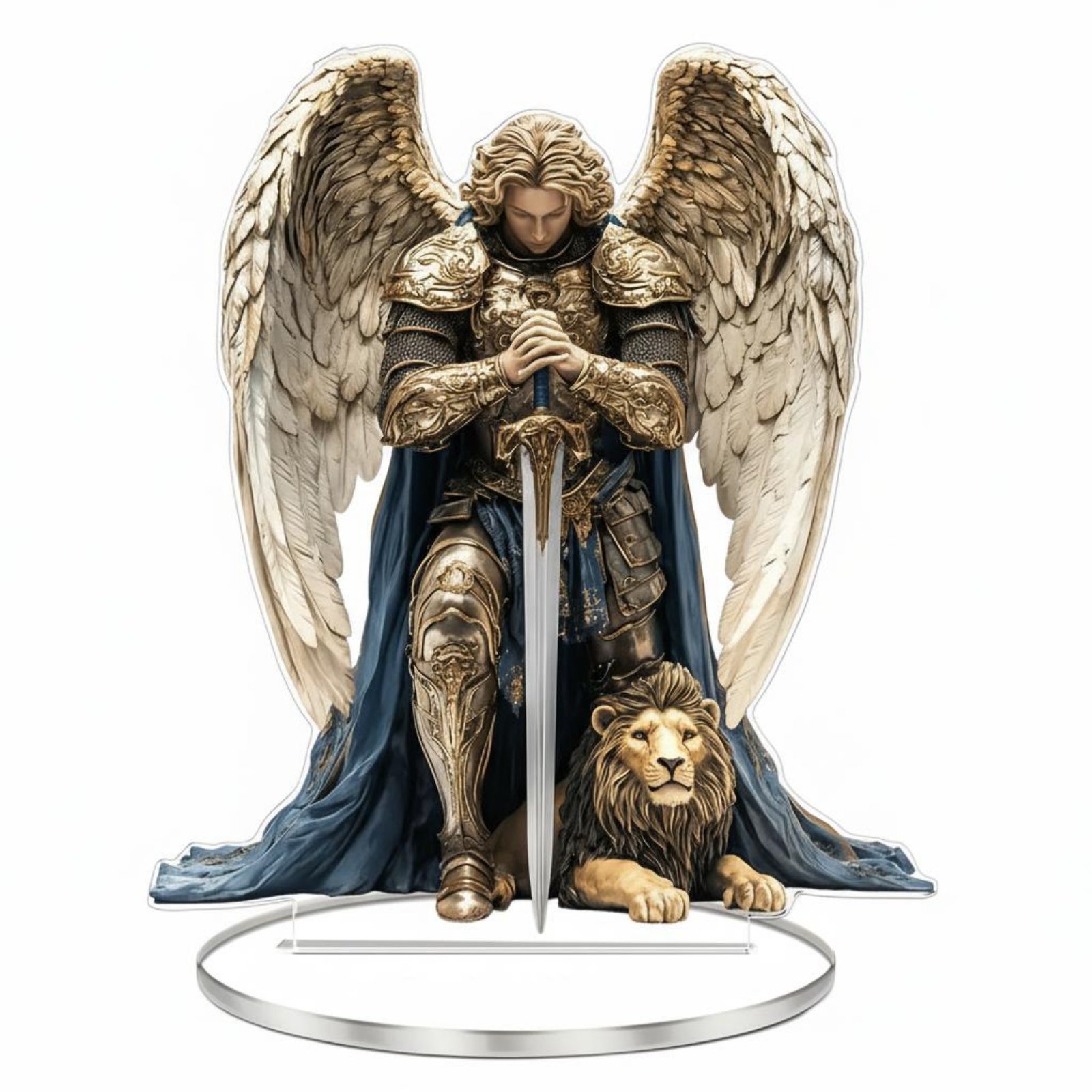 Acrylic Angel of Justice Statue