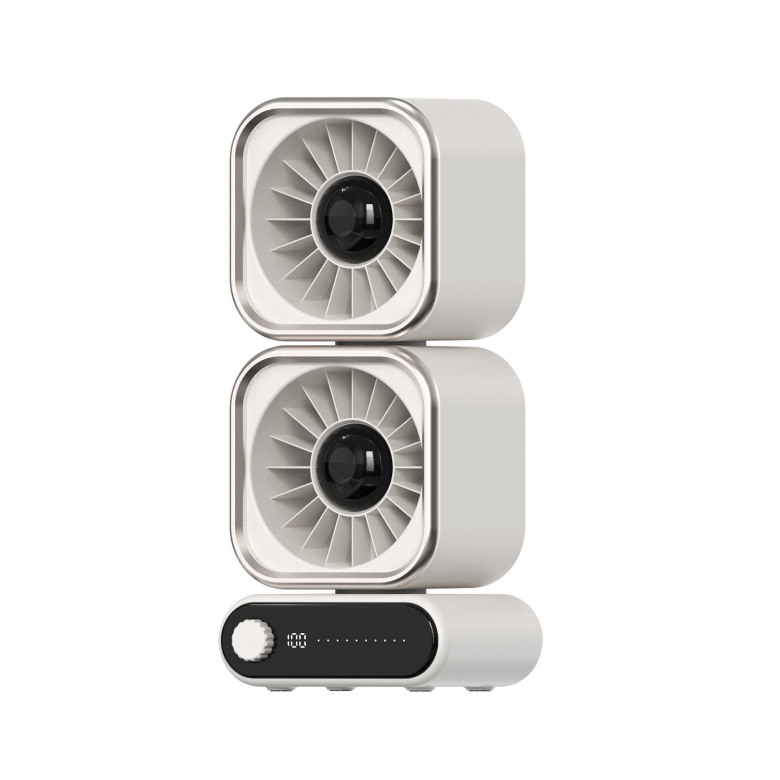360-Degree Rotating Rechargeable Fan