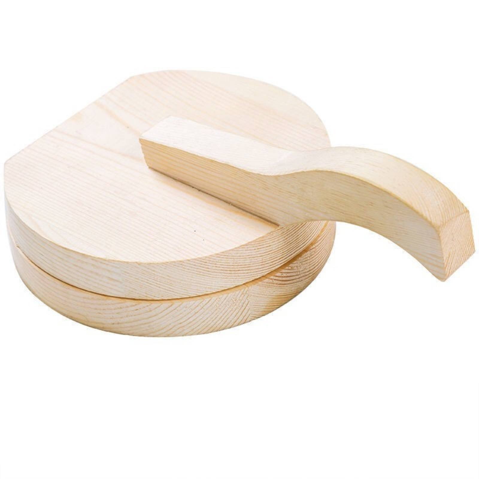 Wooden Dumpling Press – Natural Round