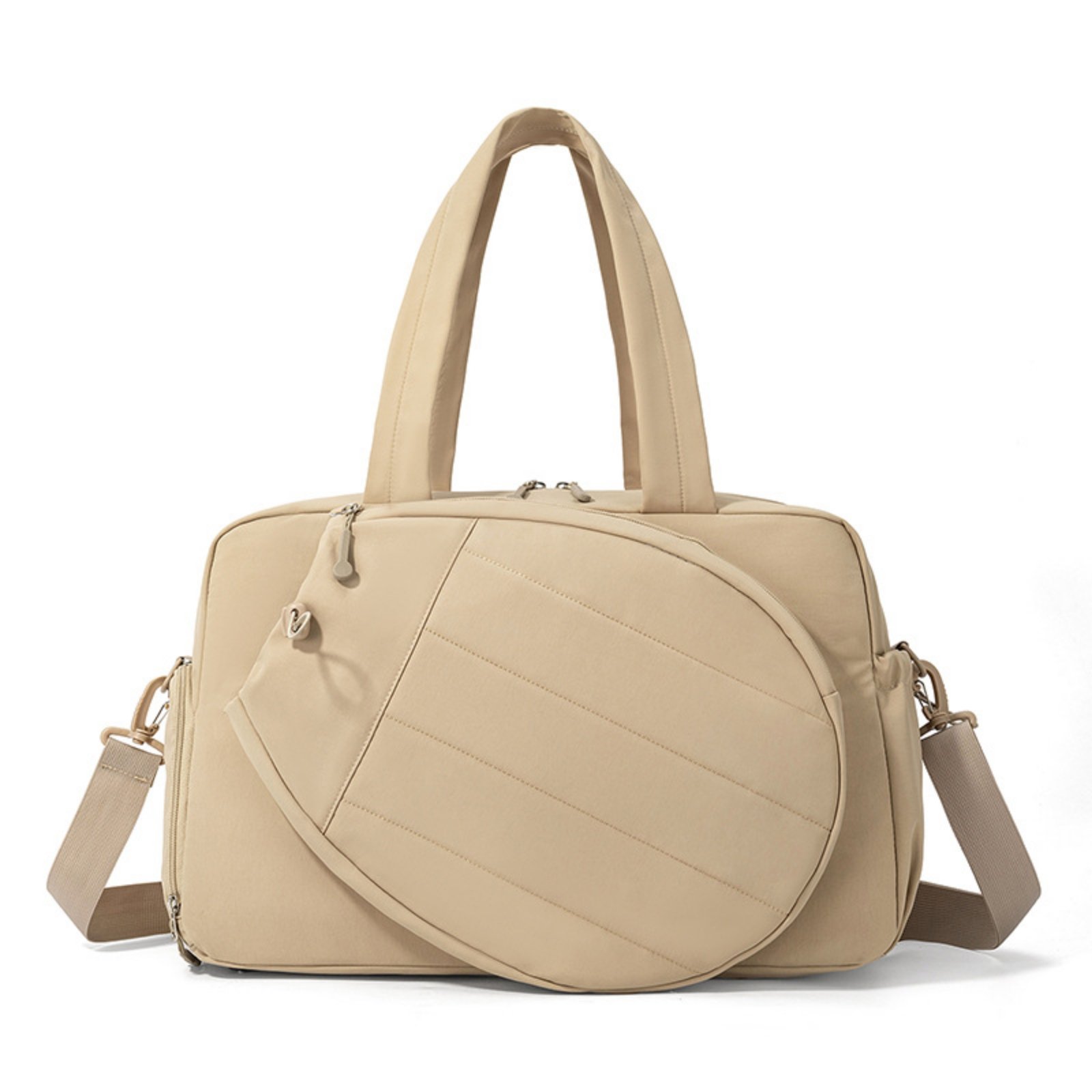 Duffel Bag with Shoe Compartment – Khaki