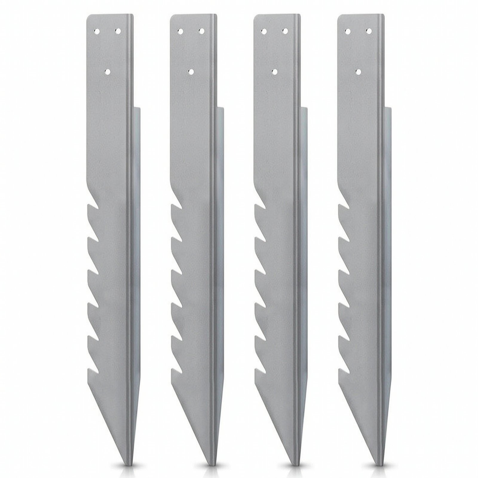 4 Pieces Swing Set Anchor kitGalvanized Steel