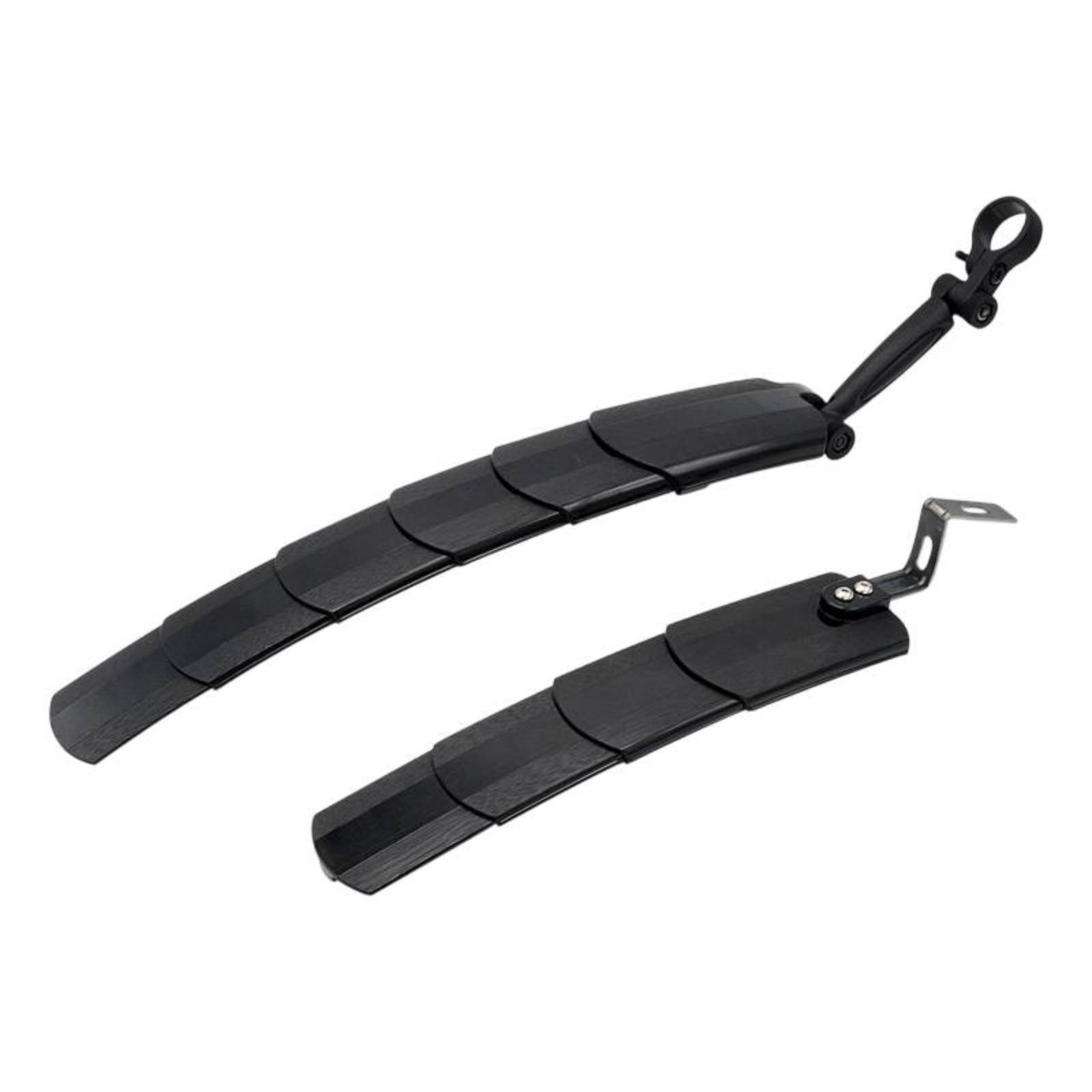 Retractable Bike Mudguard Set – Black