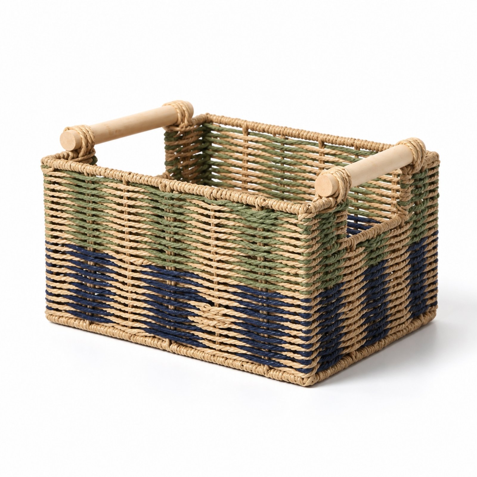 Woven Paper Rope Storage Basket – Size S