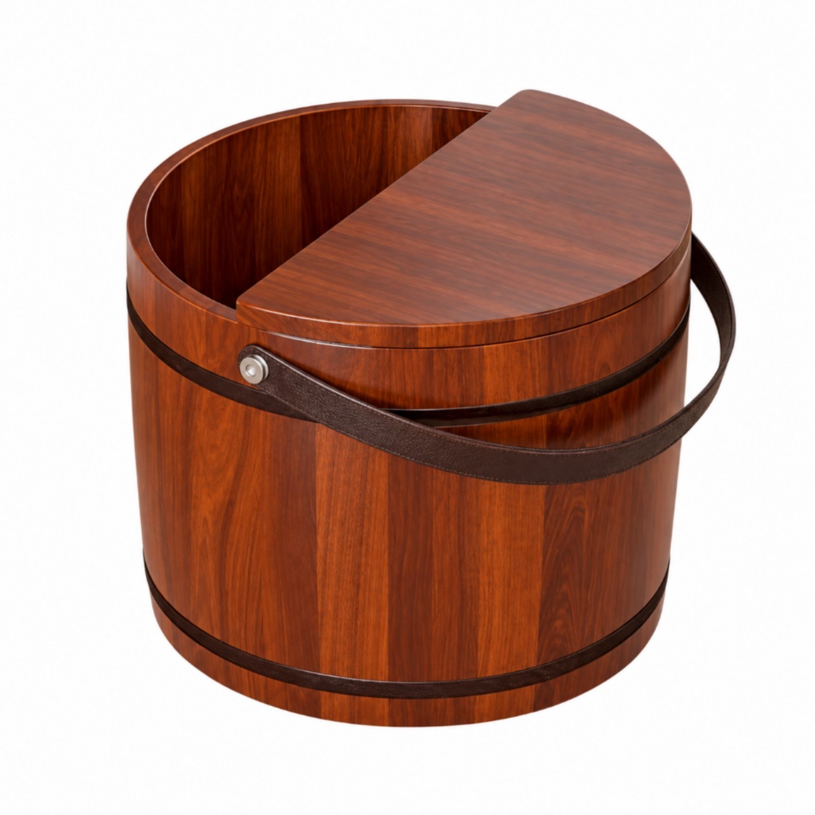 Cedar Foot Soak Tub with Handle