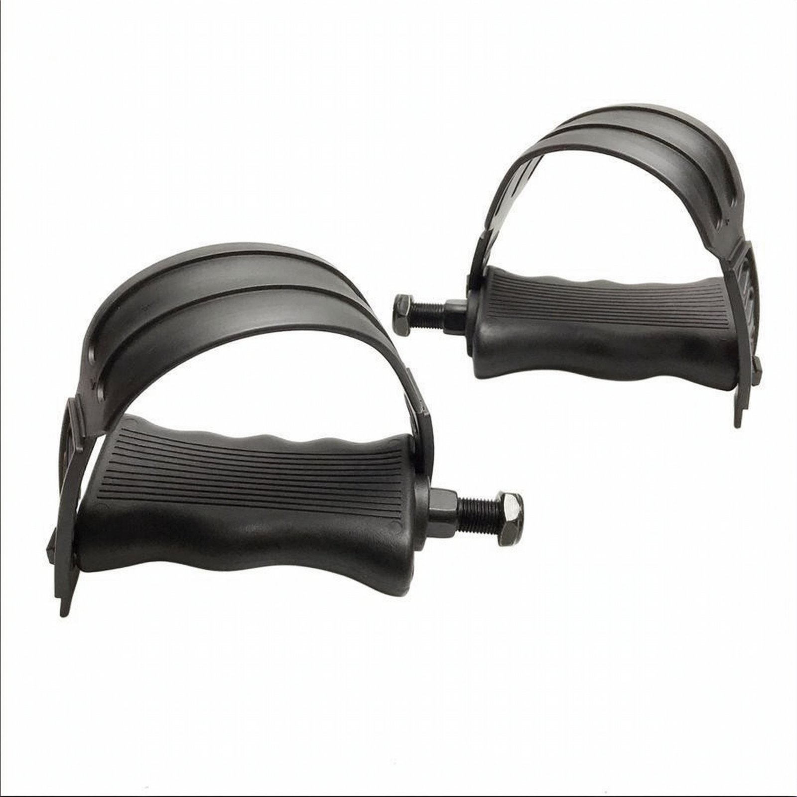 Bike Pedals with Toe Cage