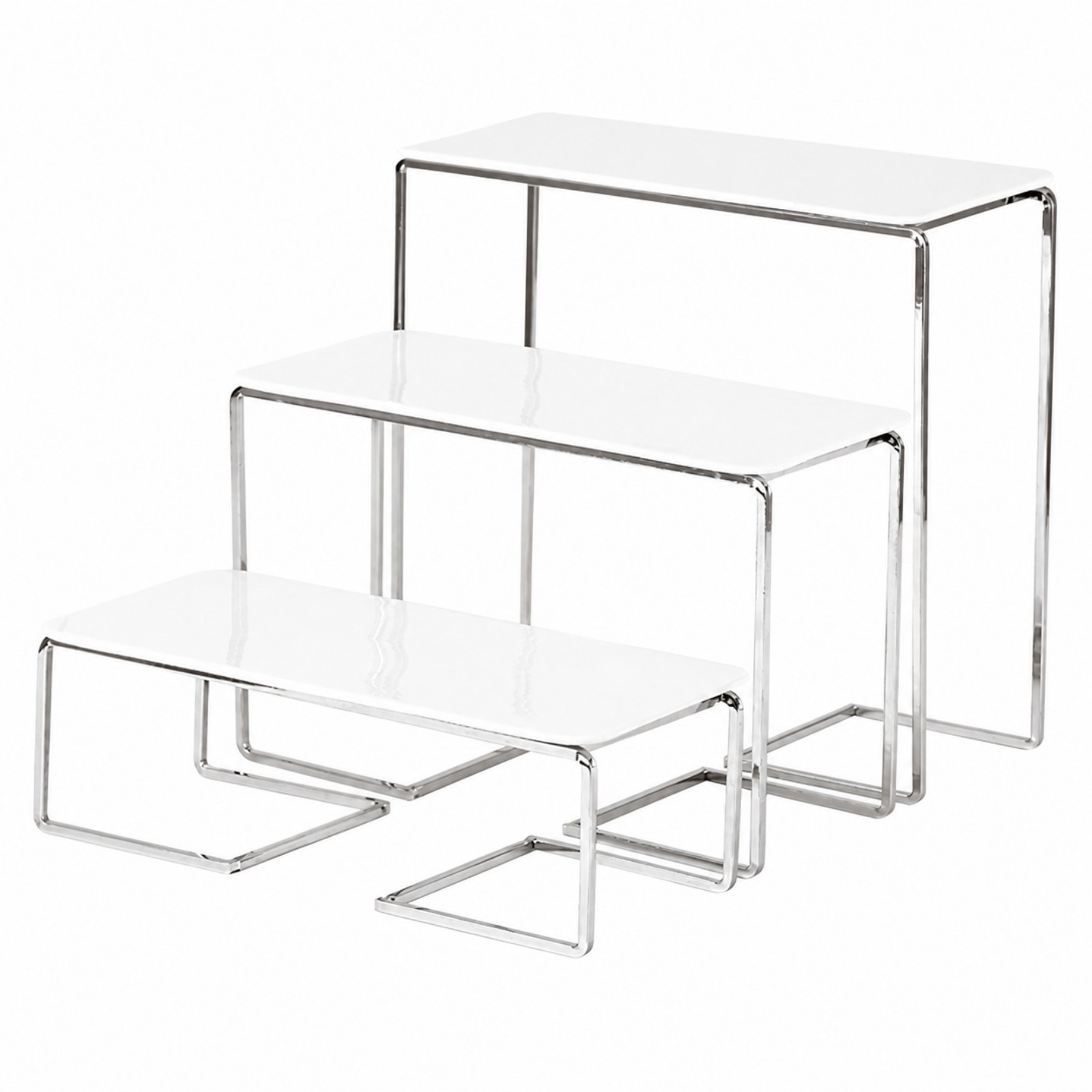 3-Piece Rectangular Dessert Display Stand