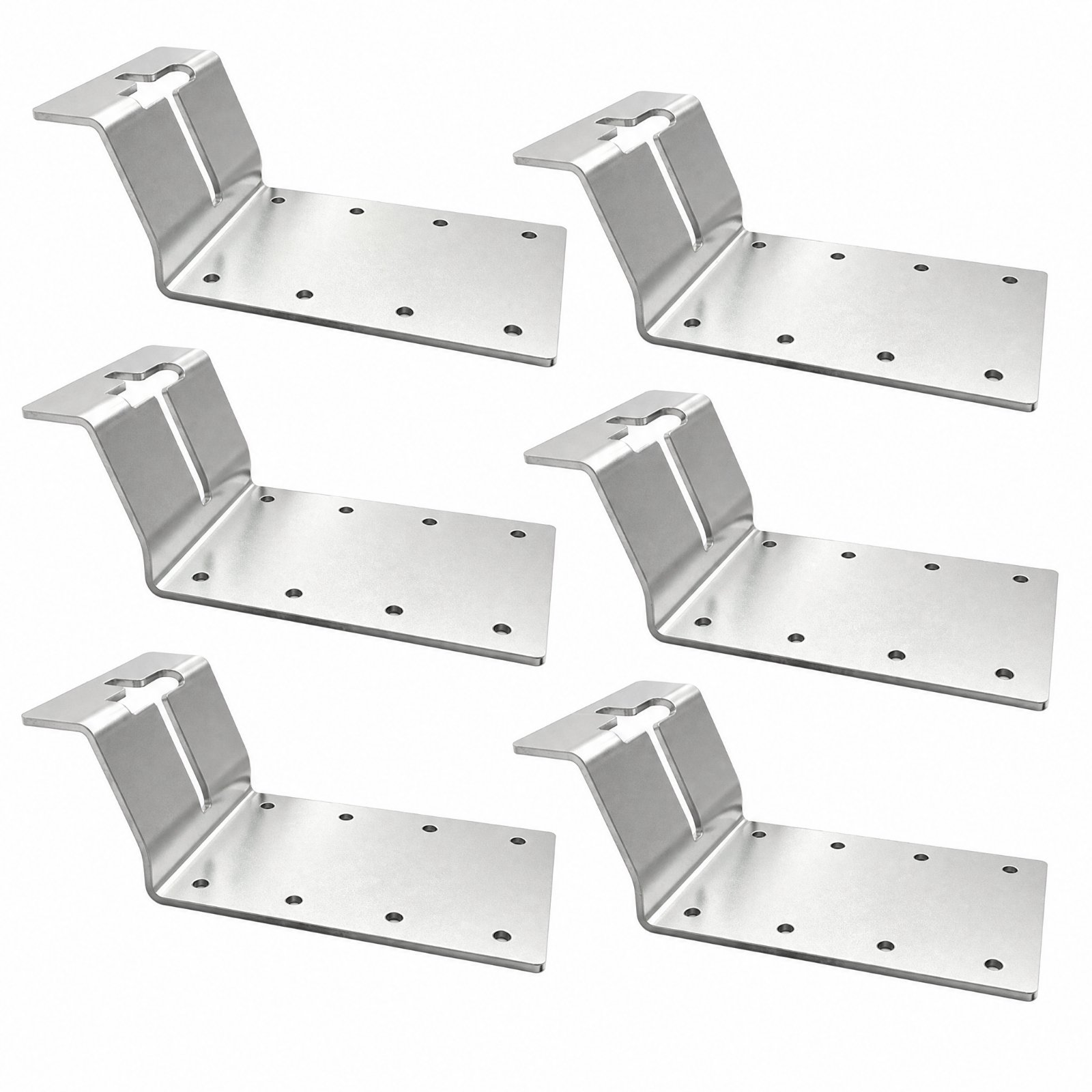 6-Piece Vertical T-Post Brackets