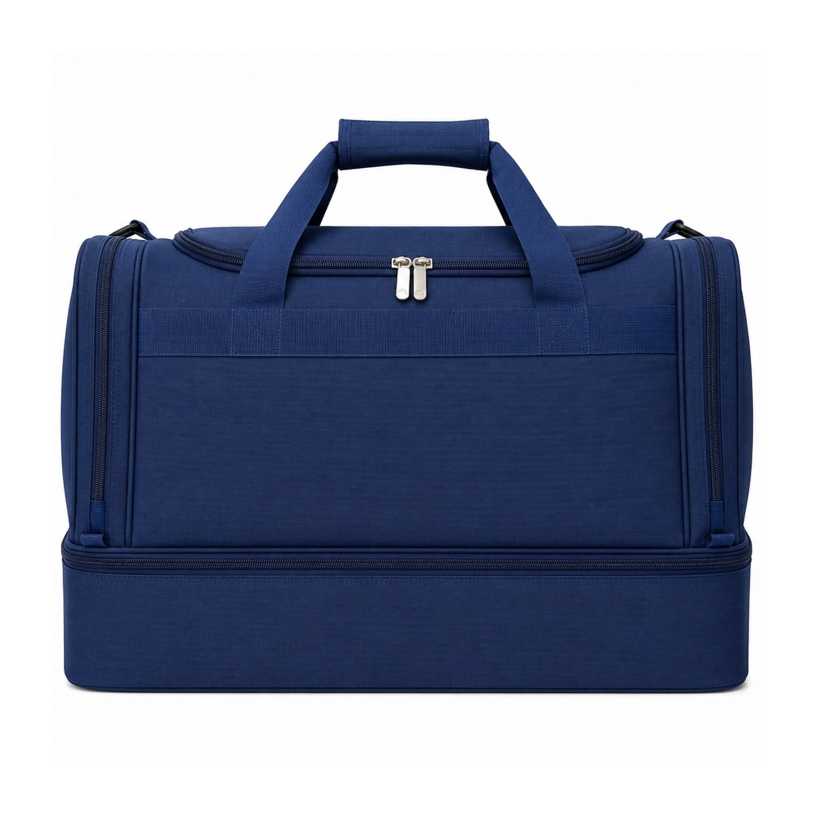 Duffel Bag with Shoe Compartment – Navy Blue