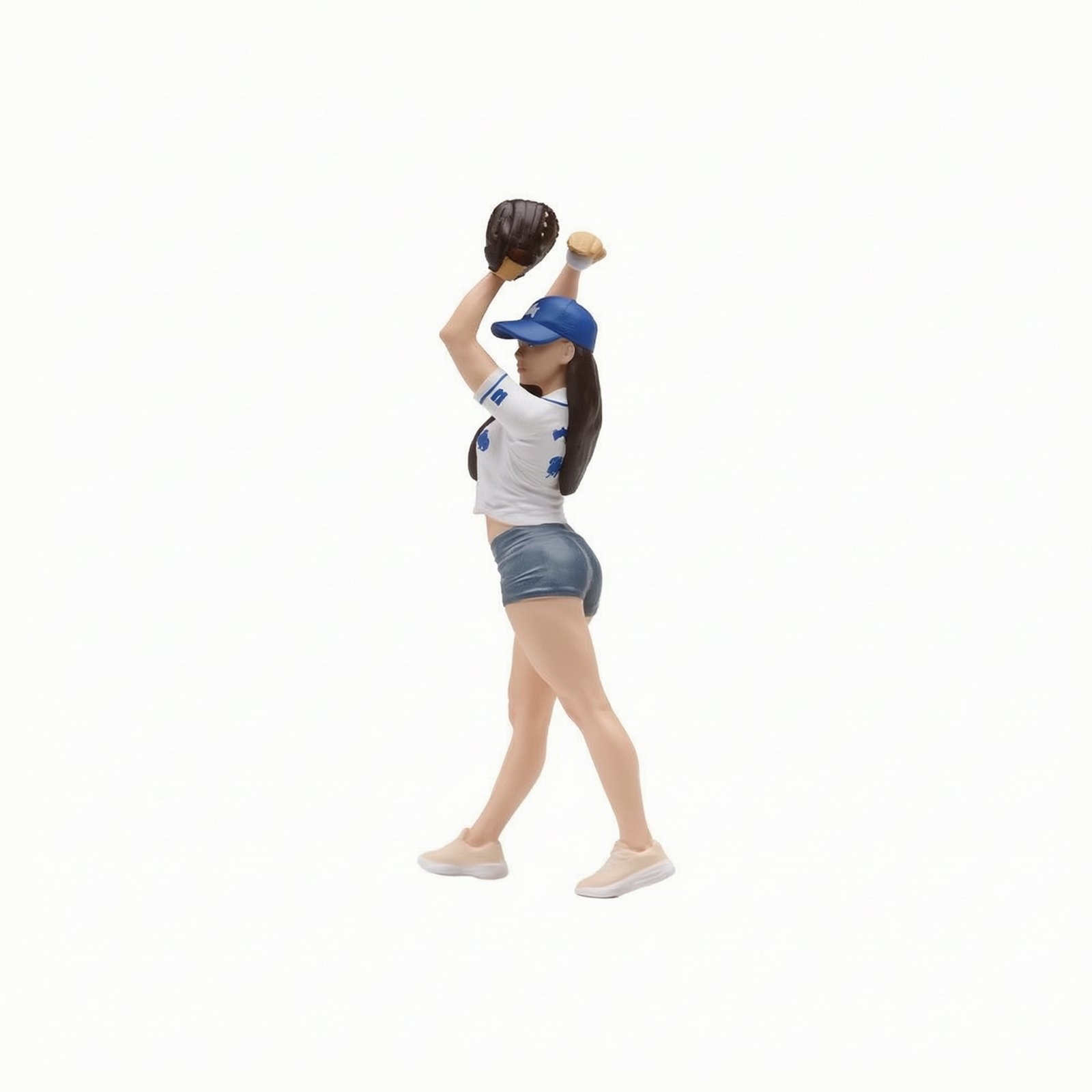 Female Baseball Figurine 1/24 Scale