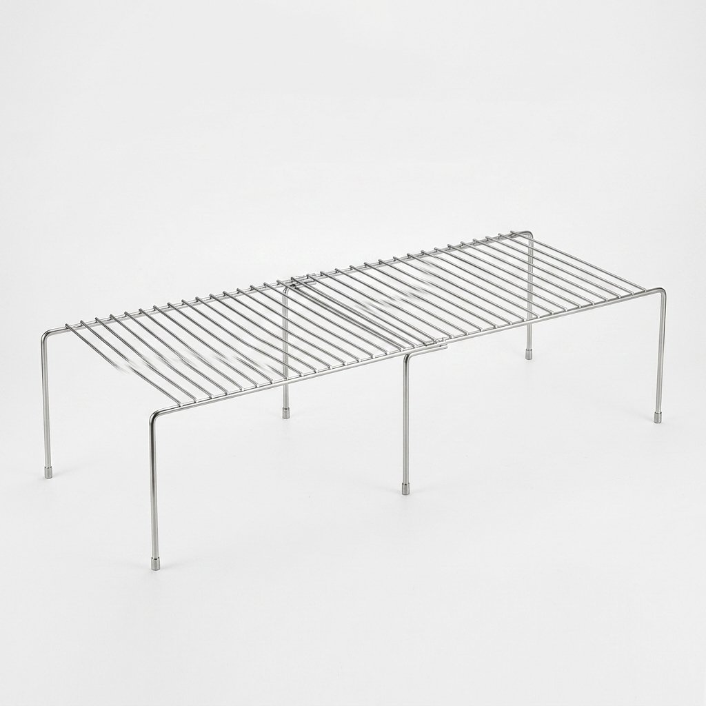 Expandable Stainless Steel Cabinet Shelf Organizer