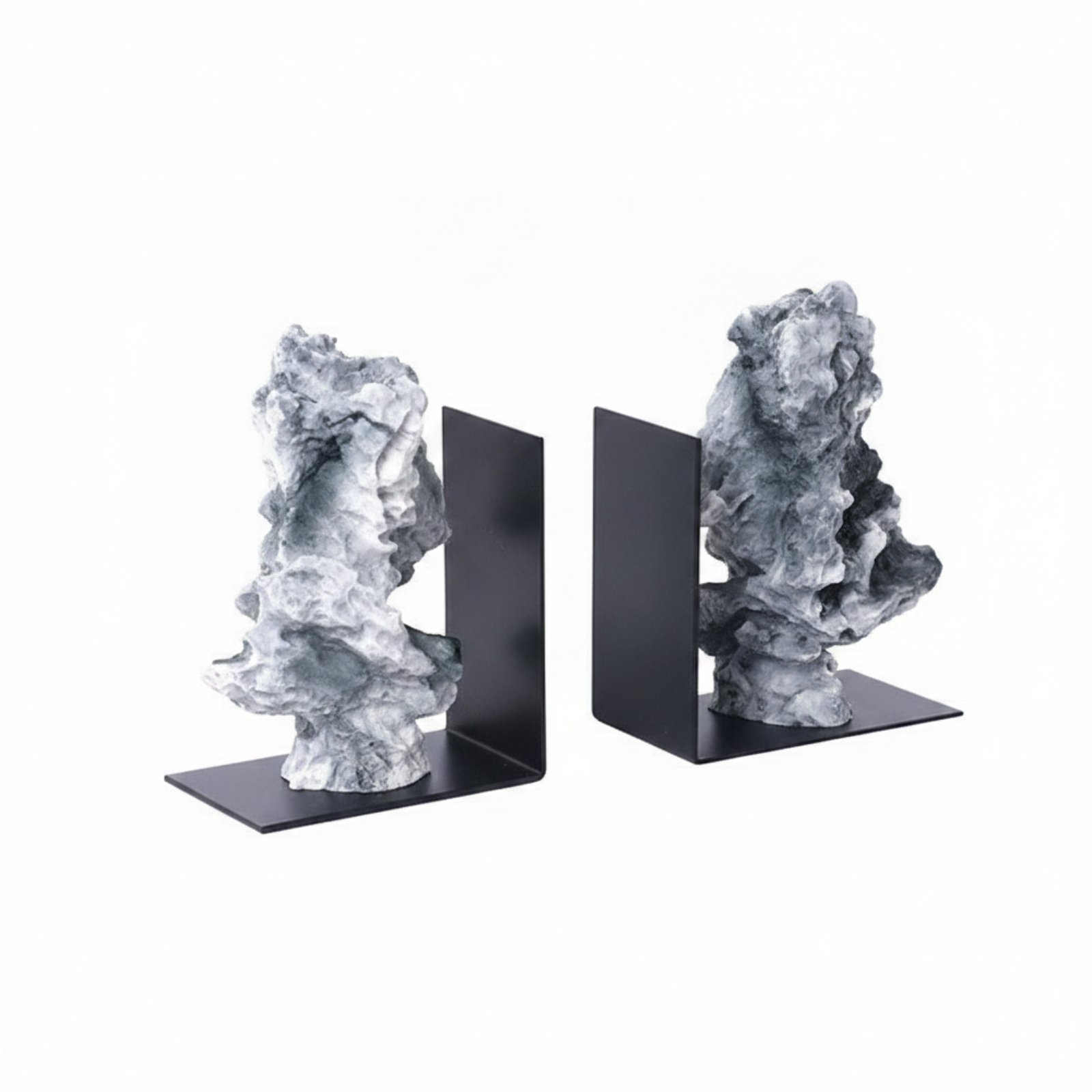 Stone L-Shaped Bookends