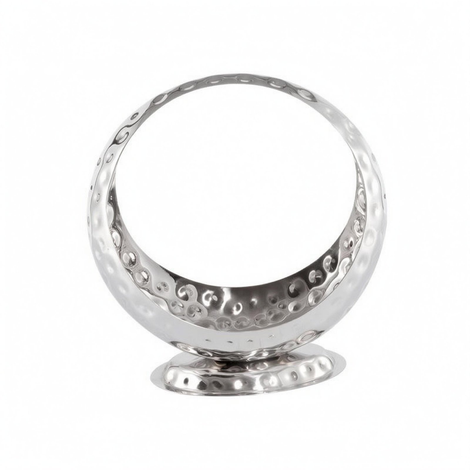 Hammered Stainless Fruit Basket
