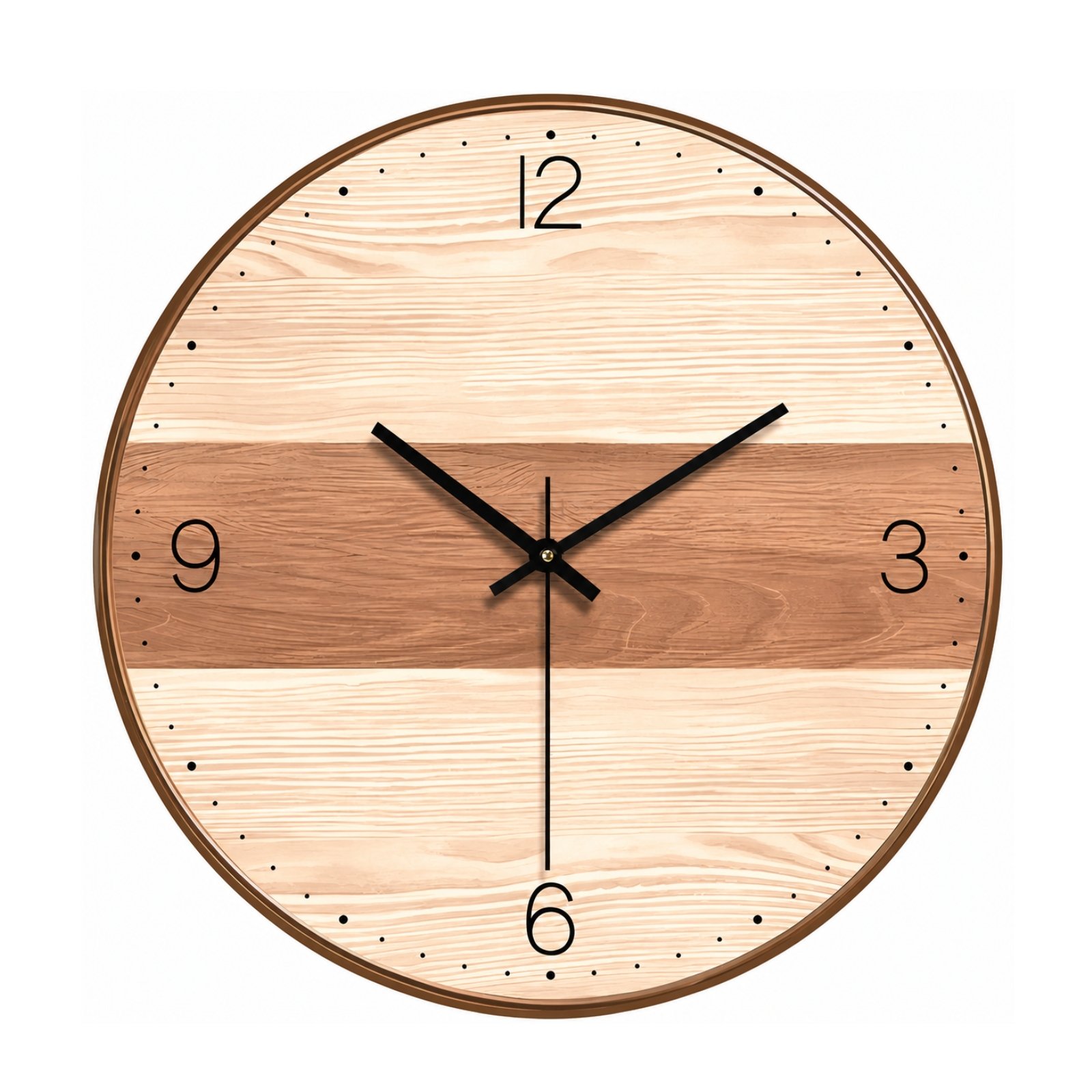 Wooden Wall Clock – Style 1