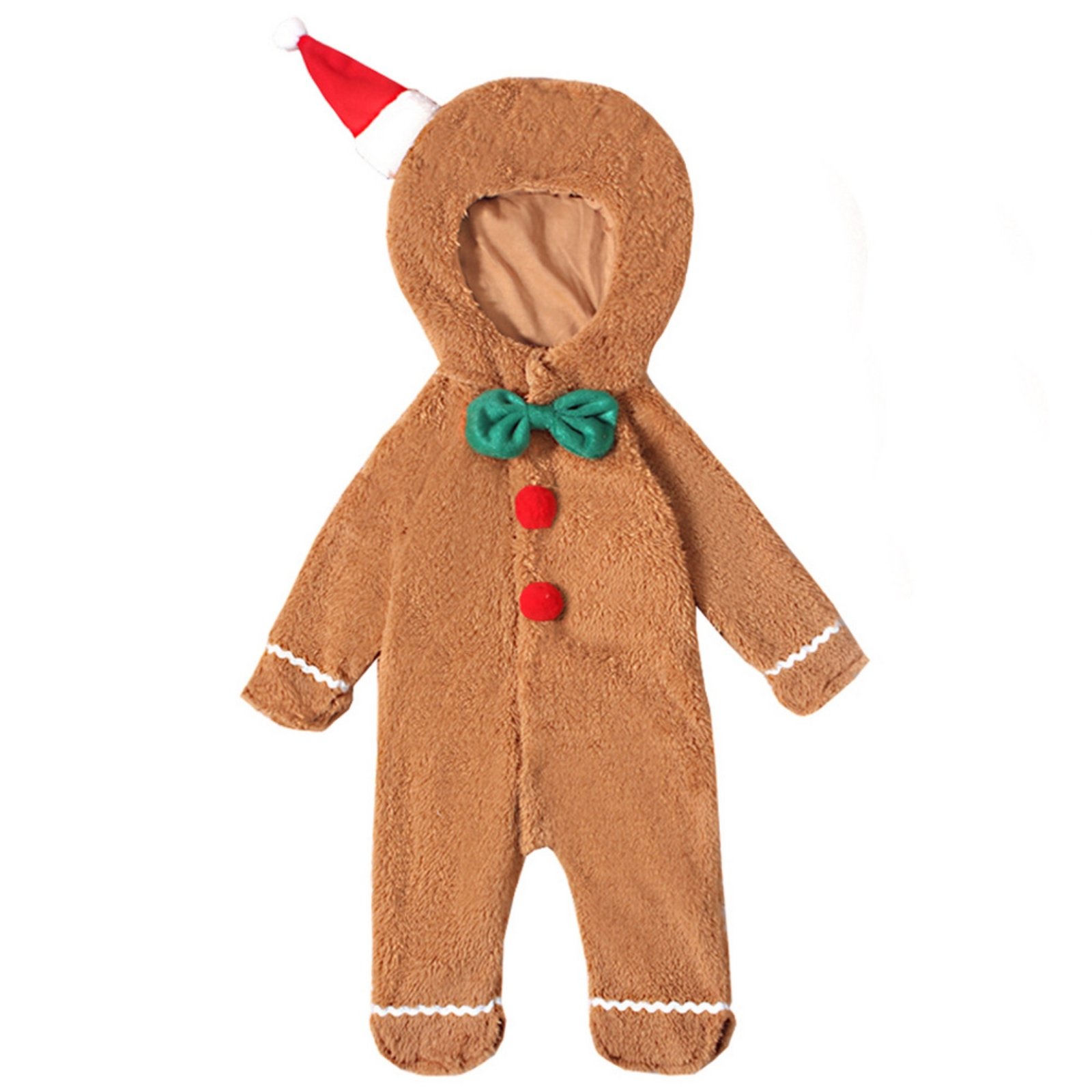 Hooded Romper with Footies
