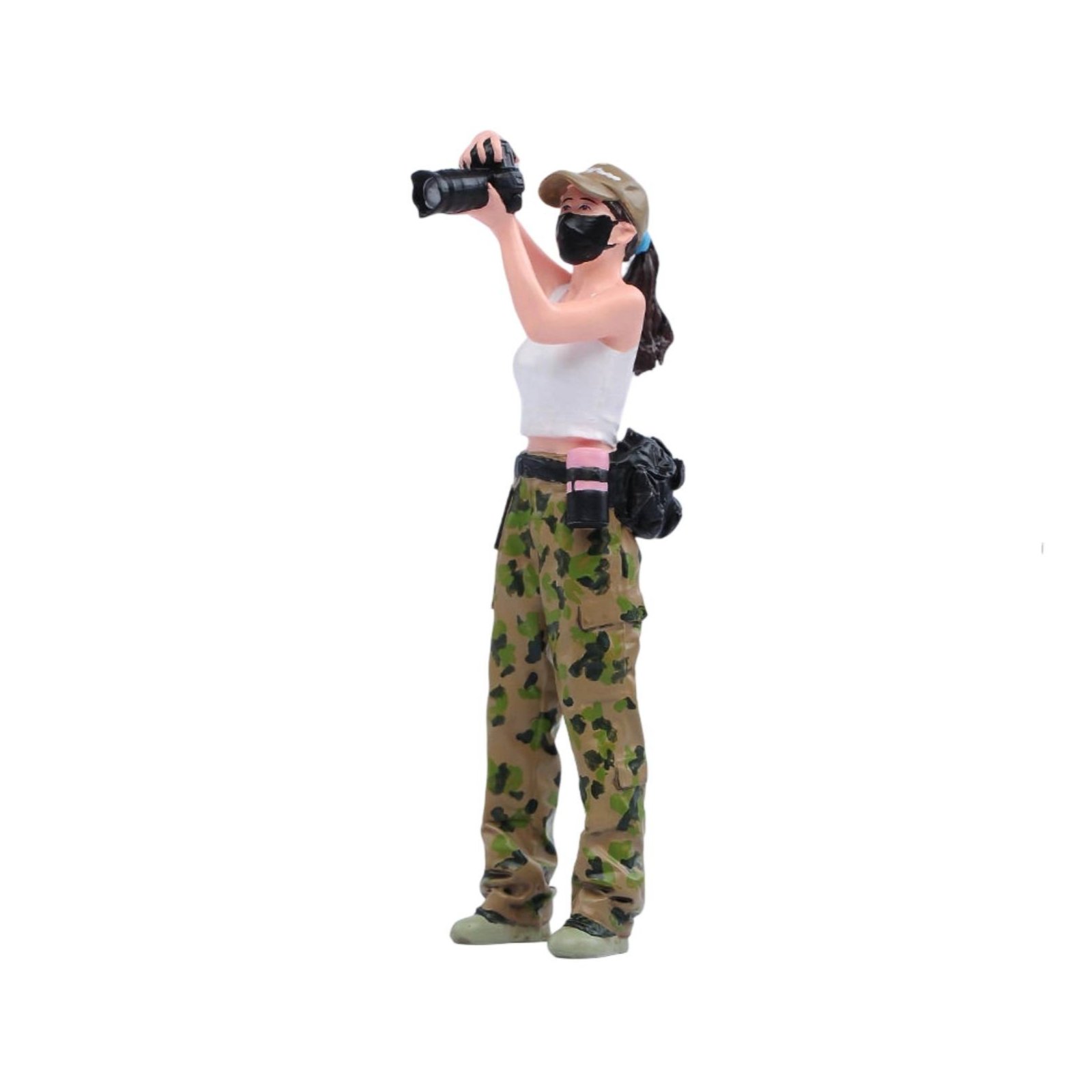 1/18 Female Photographer Figure
