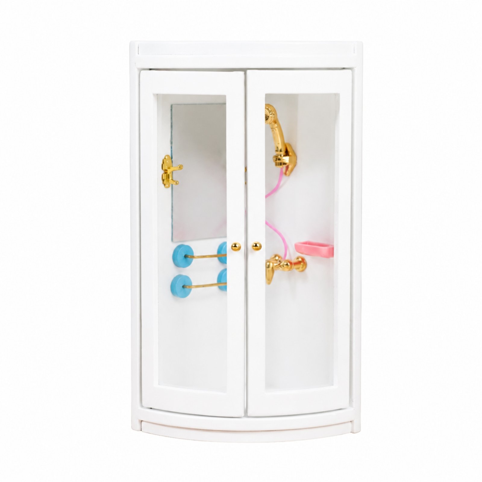 1:12 Scale Dollhouse Shower Cabinet