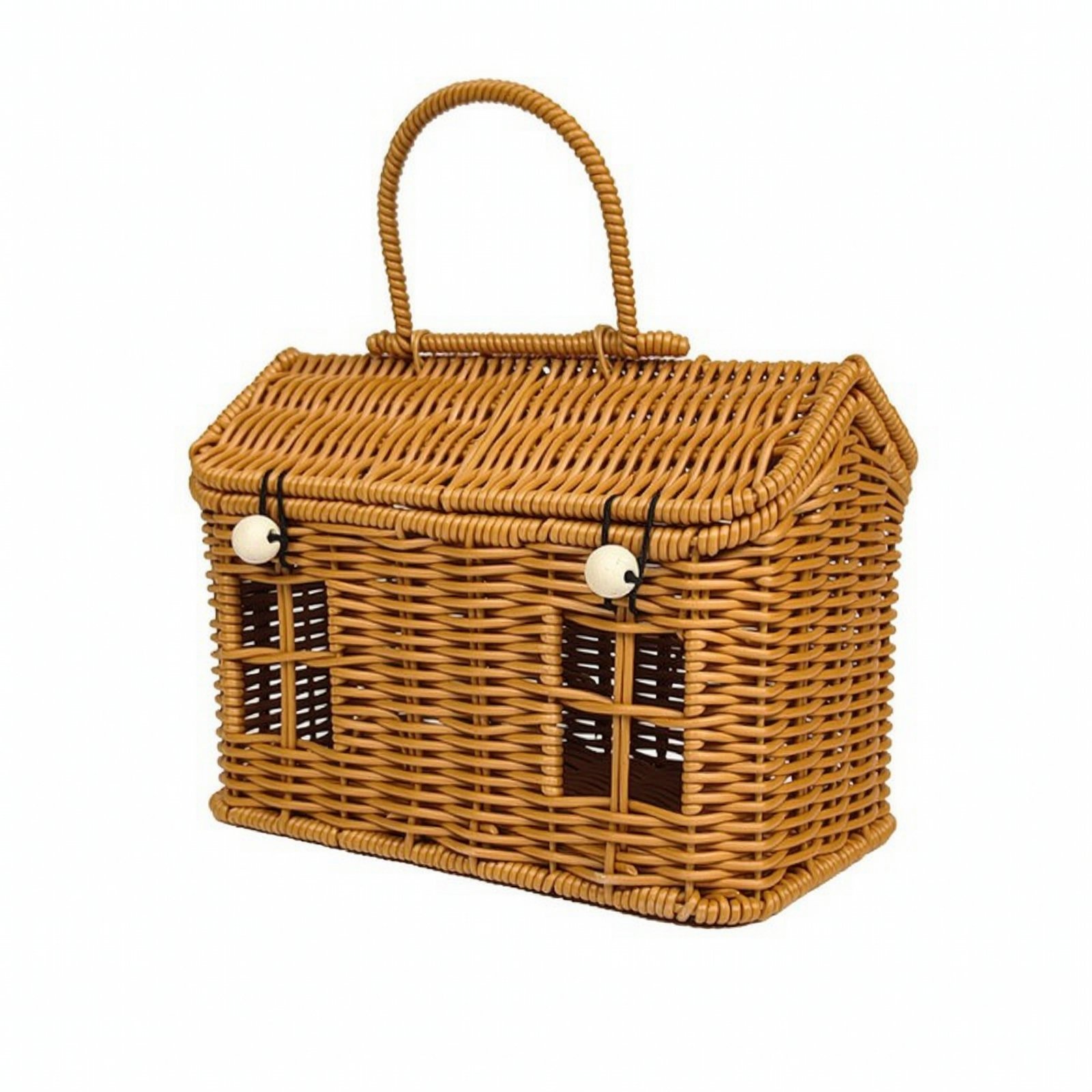 Storage Basket with Lid – Dark