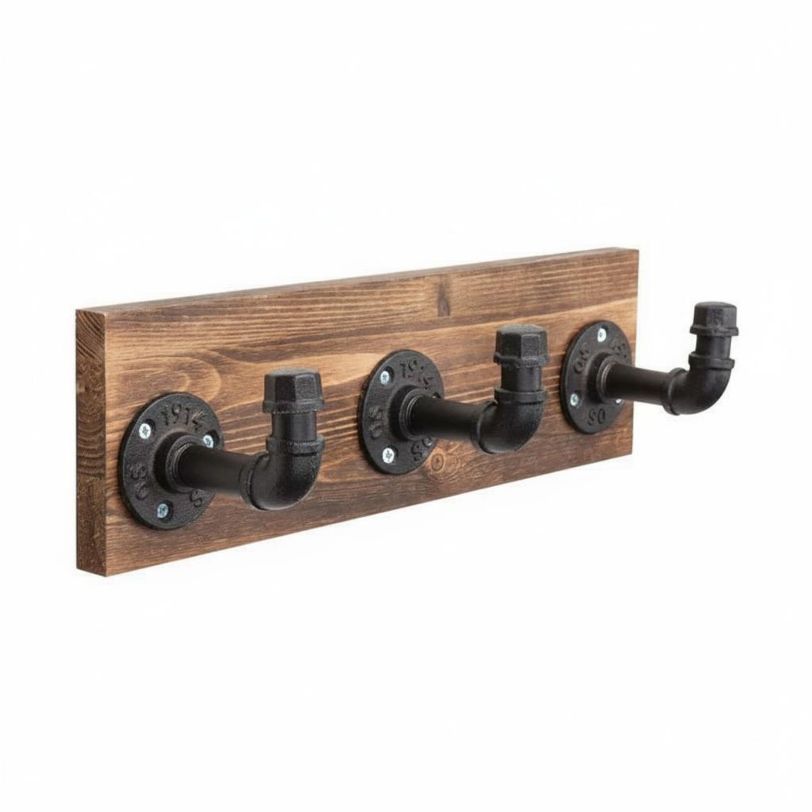 3 Hook Wall Coat Rack