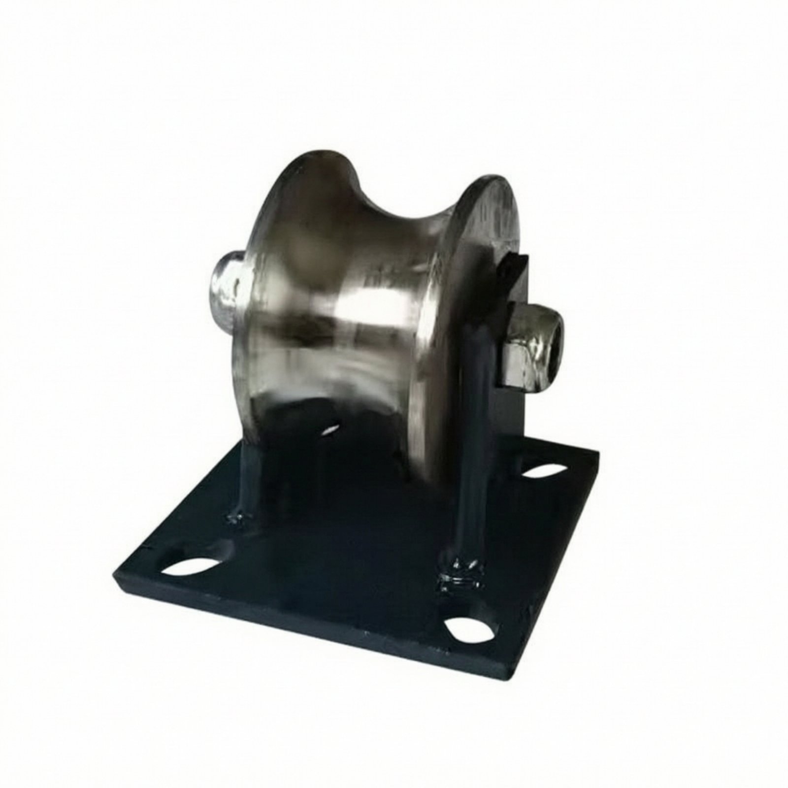 U-Groove Track Wheel with Mounting Base