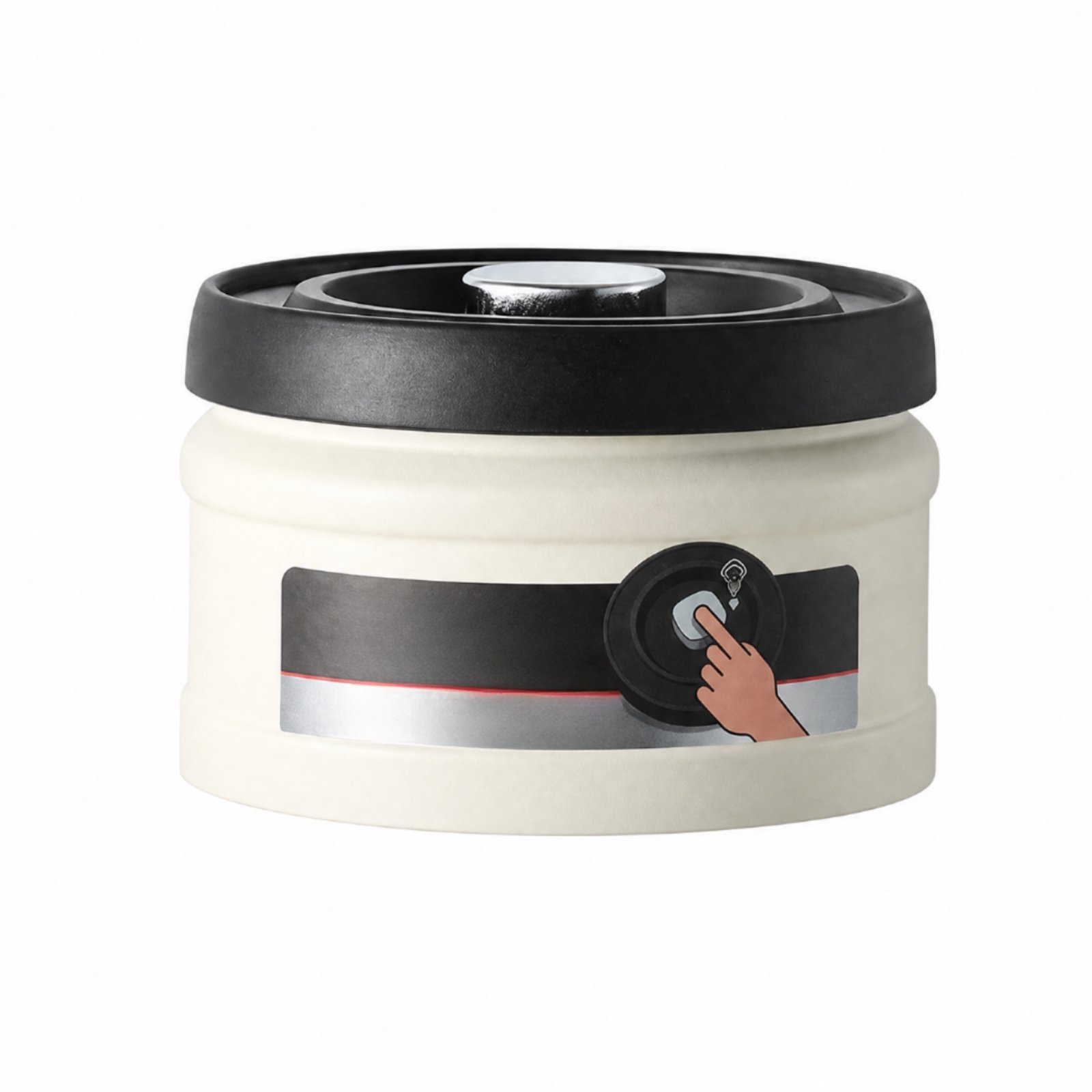 Oval Storage Canister Stainless Steel
