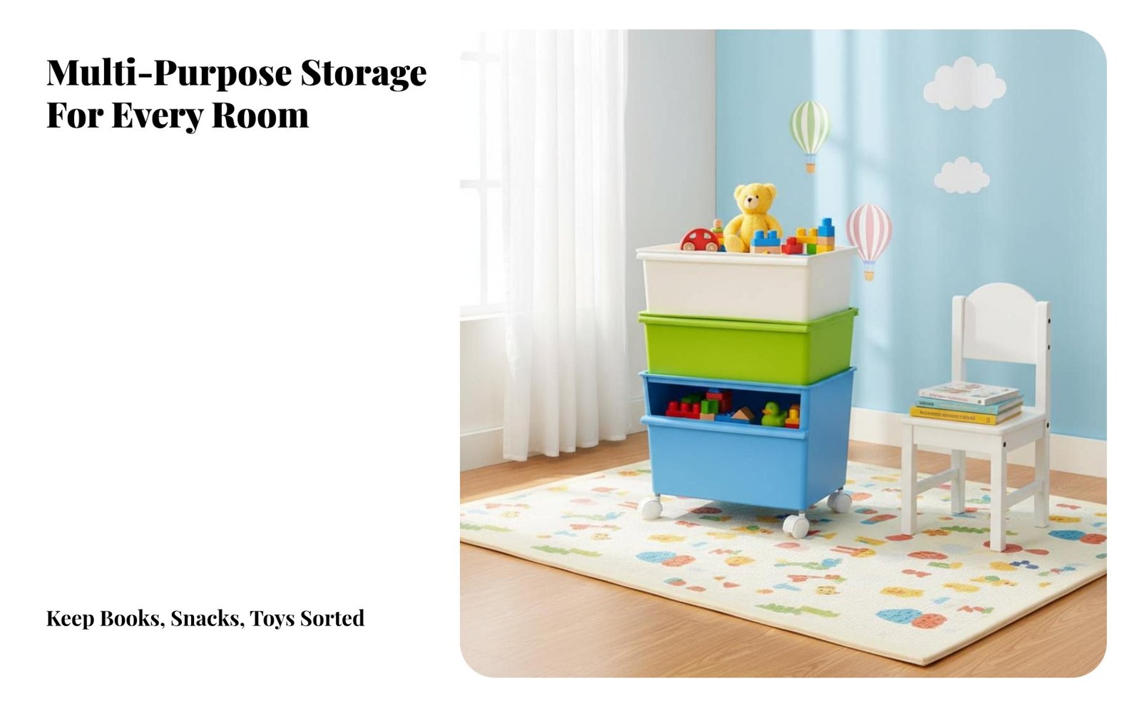 Rolling Organizer Container