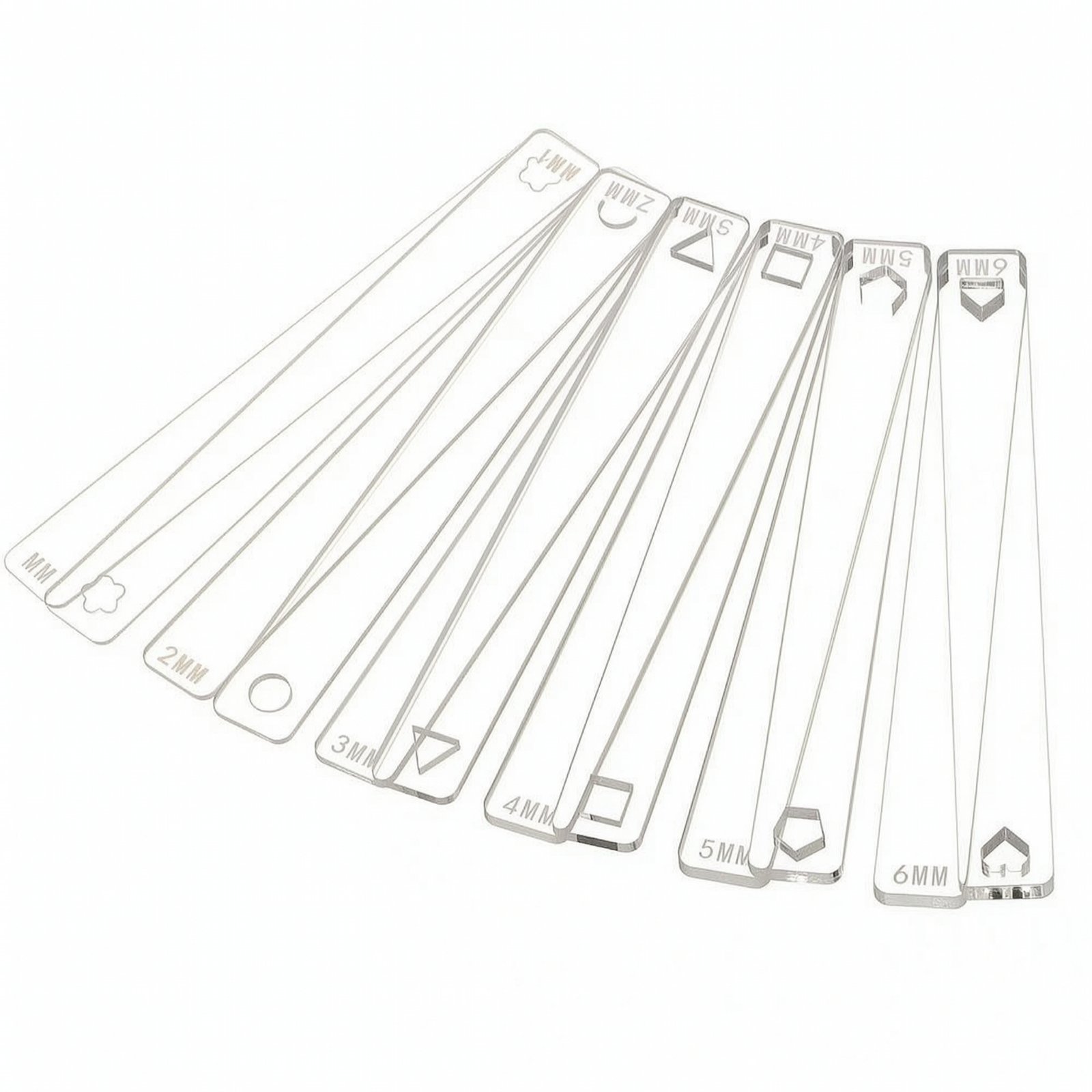 12-Piece Clay Thickness Guide Sticks