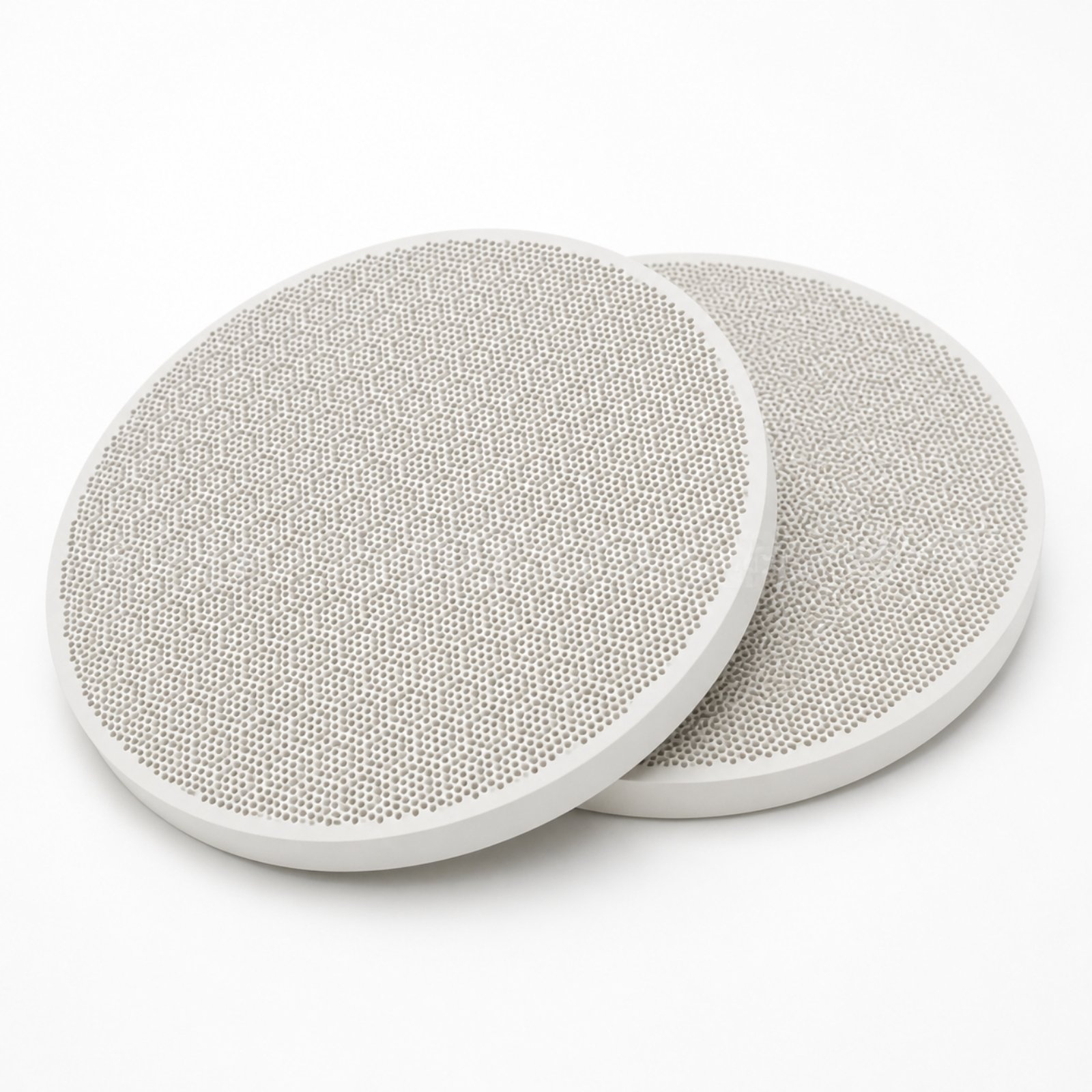 2-Piece Perforated Ceramic Oven Shelf