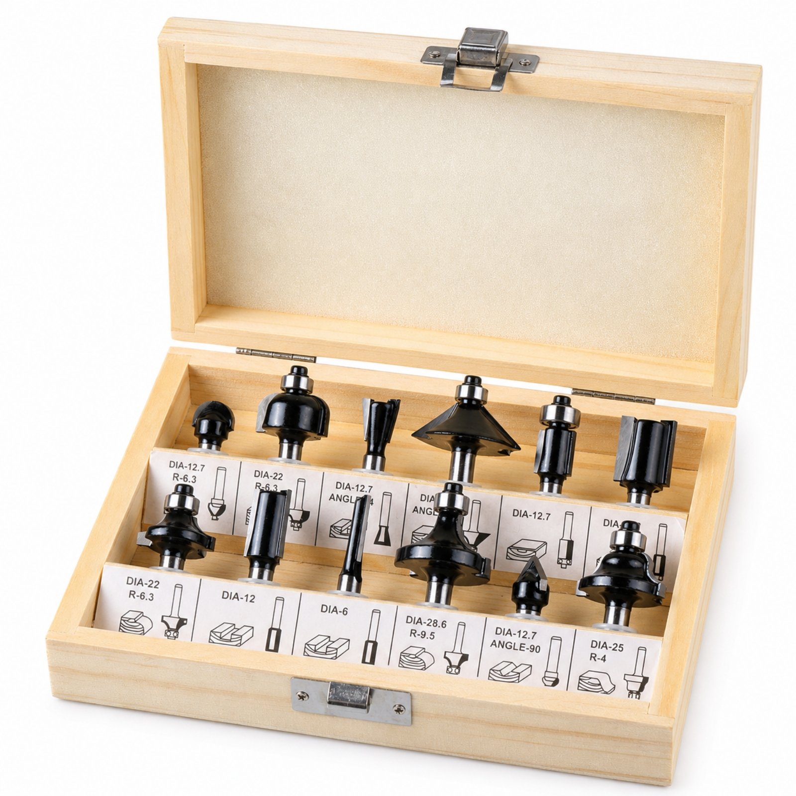 12-Piece Router Bit Set
