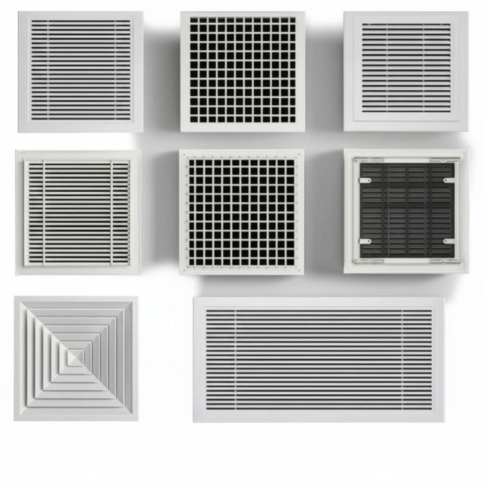 Double-Tier Louvered Air Vent