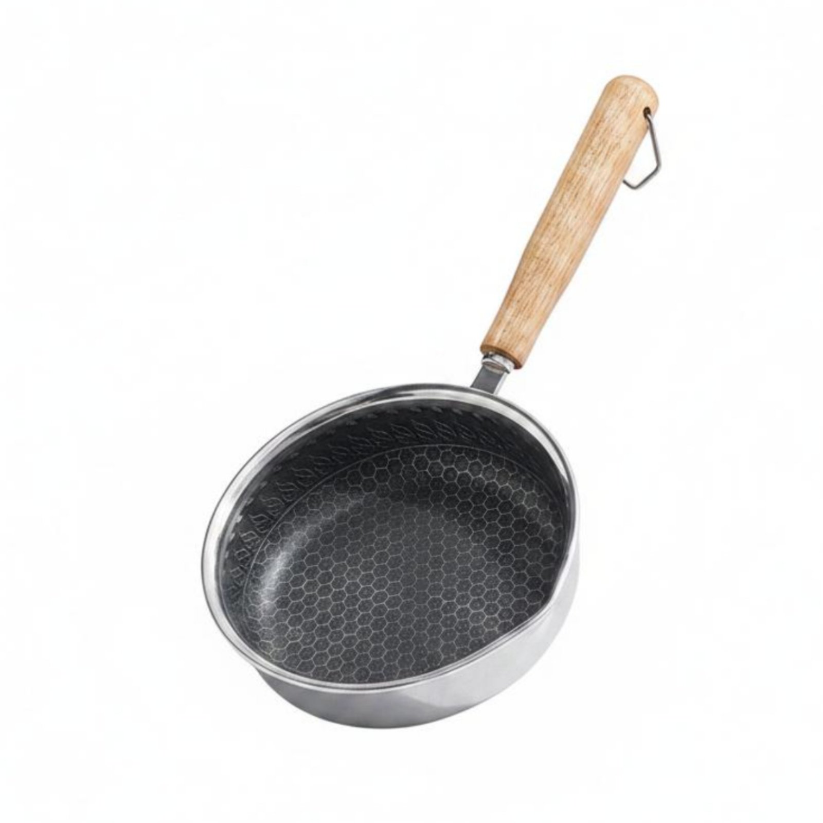 Stainless Steel Frying Pan – 13cm Honeycomb
