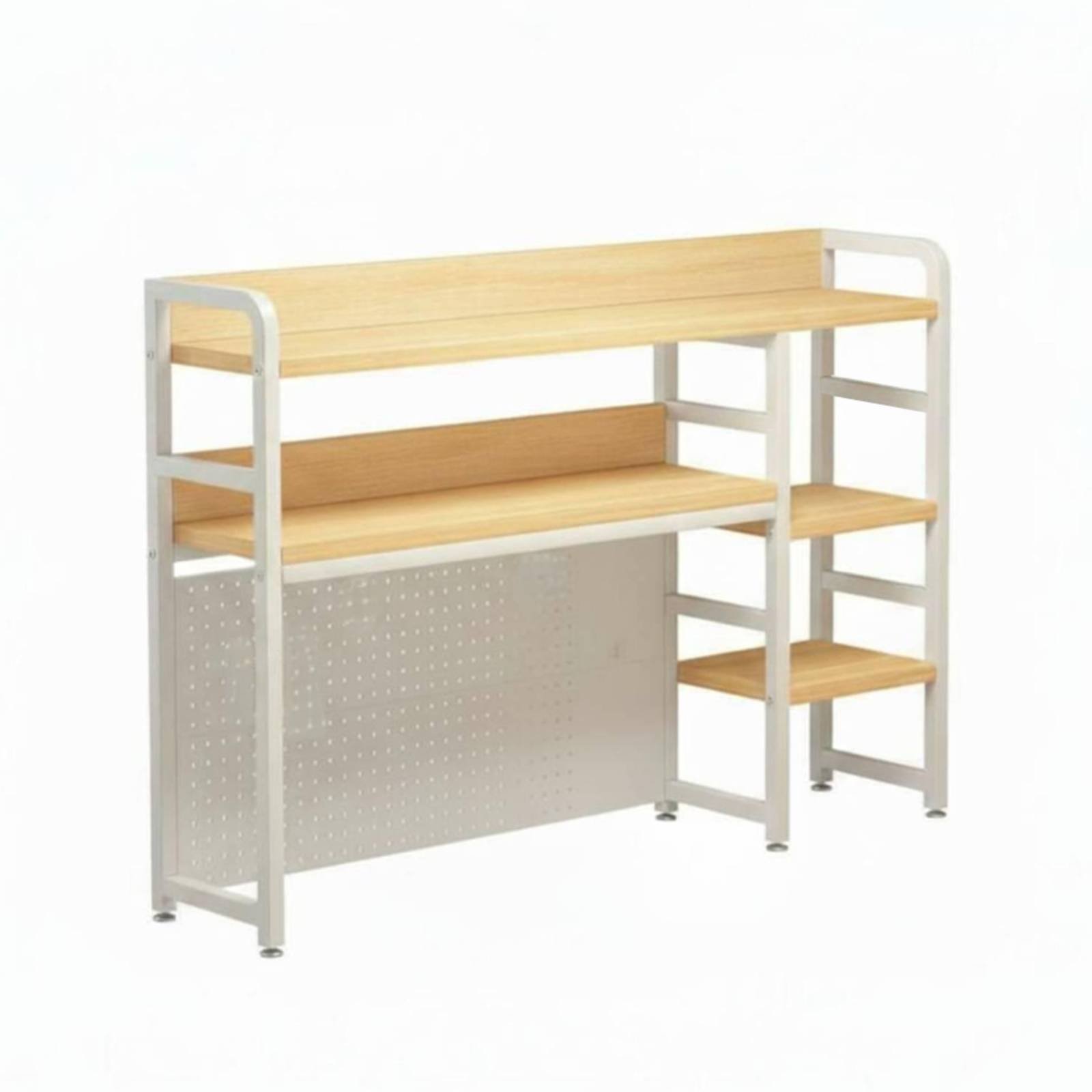 Multi-Tier Pegboard Rack