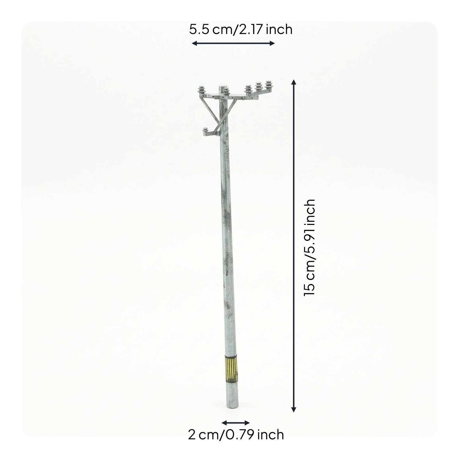 Utility Pole with Power Converter