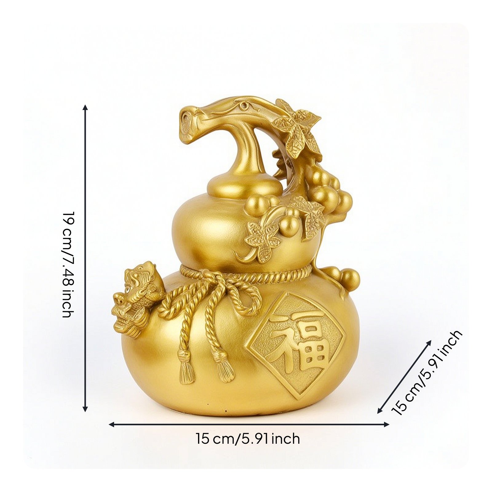 Gold Gourd Ornament