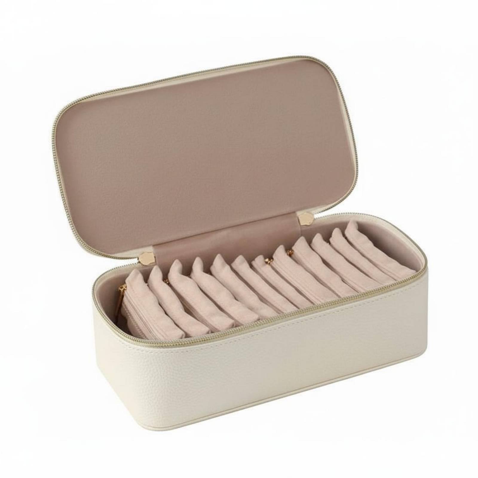 12-Pouch Jewelry Travel Case